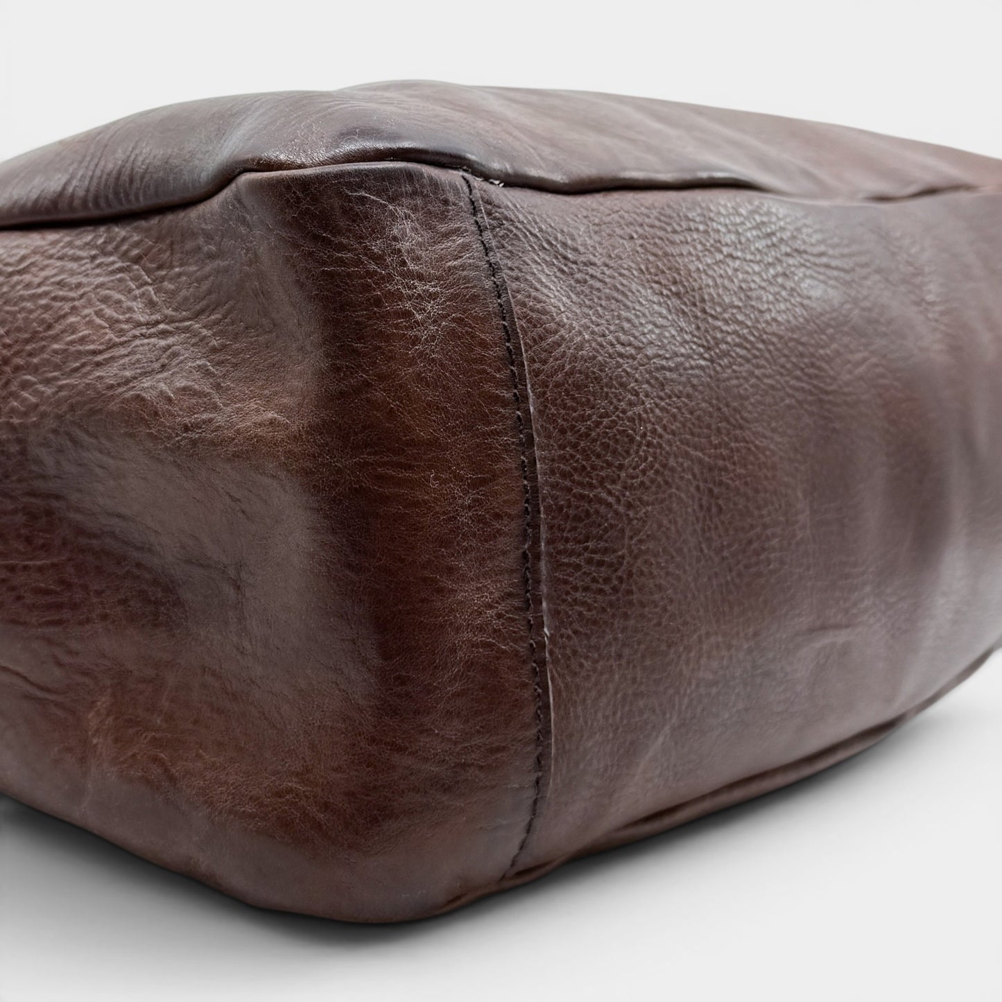 Il Bisonte Brown Leather Shoulder Bag [Vintage]