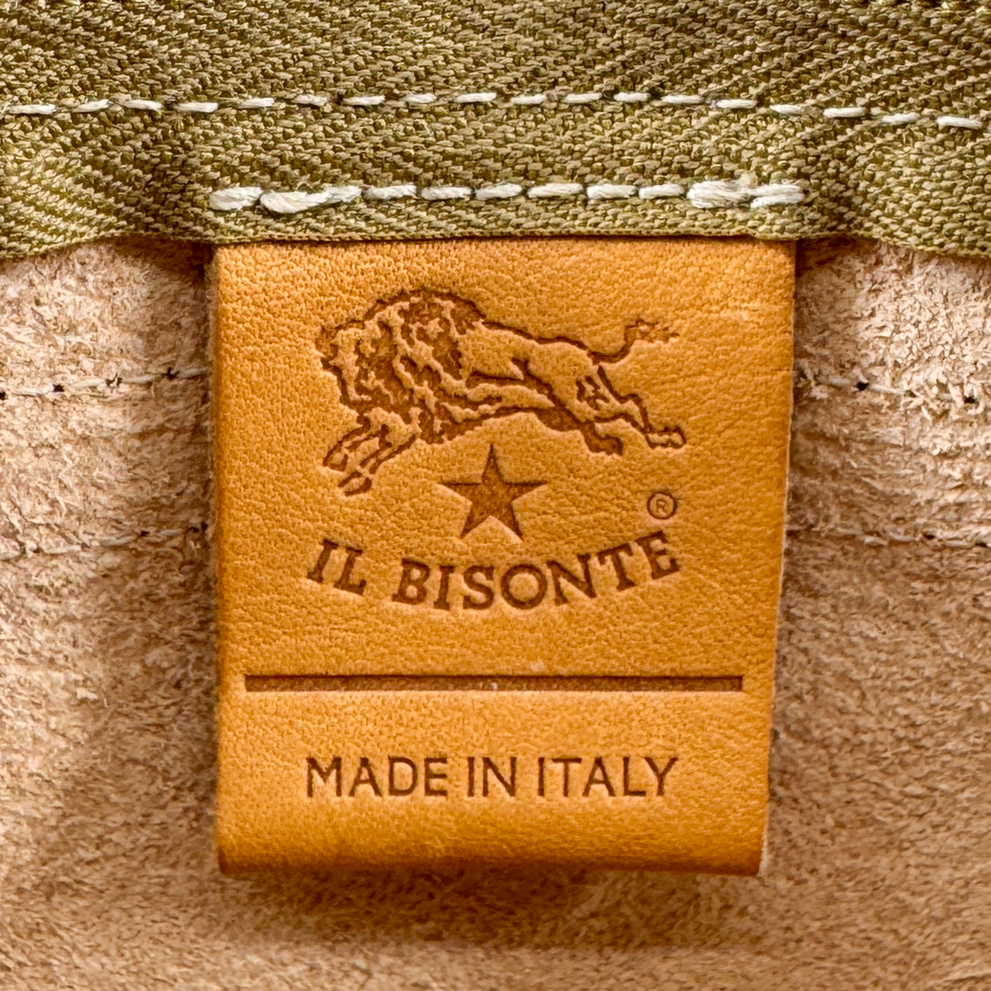 Il Bisonte Tan Vachetta Leather Small Crossbody Bag