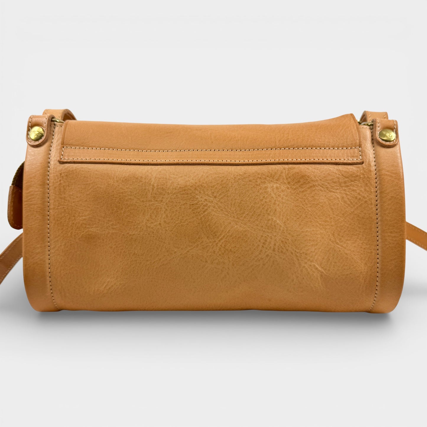 Il Bisonte Tan Vachetta Leather Small Crossbody Bag