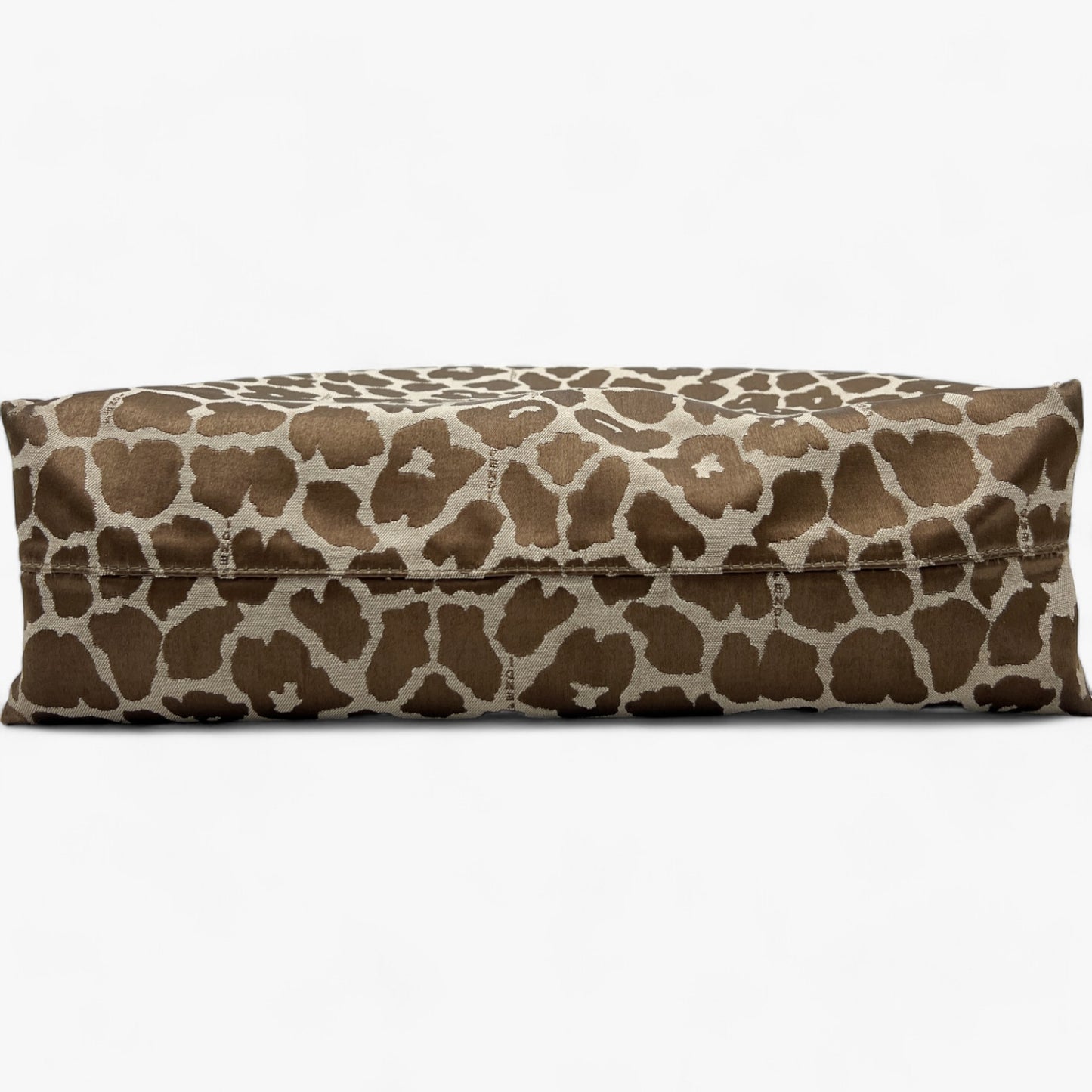 Fendi Leopard Jacquard Fabric Tote Bag