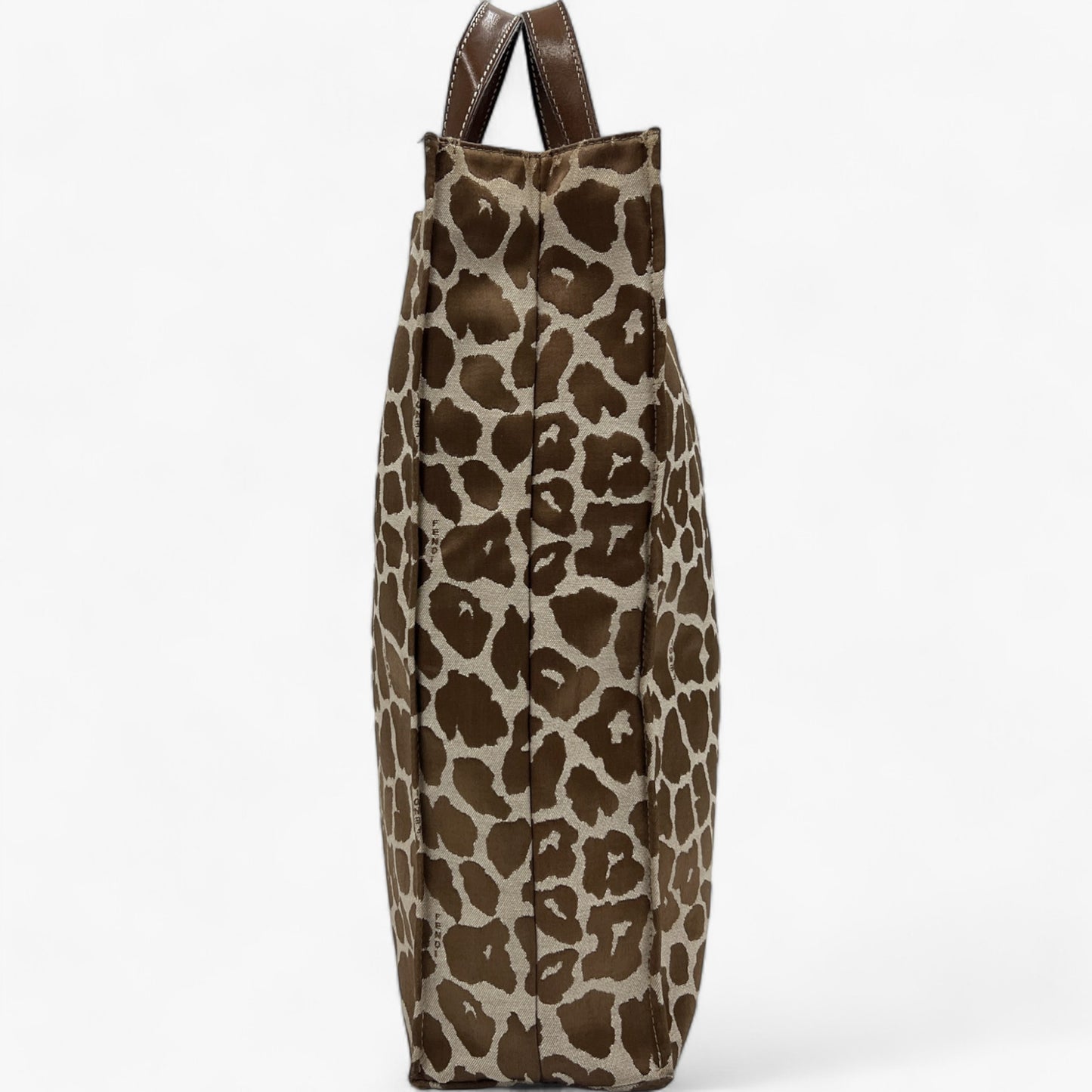 Fendi Leopard Jacquard Fabric Tote Bag