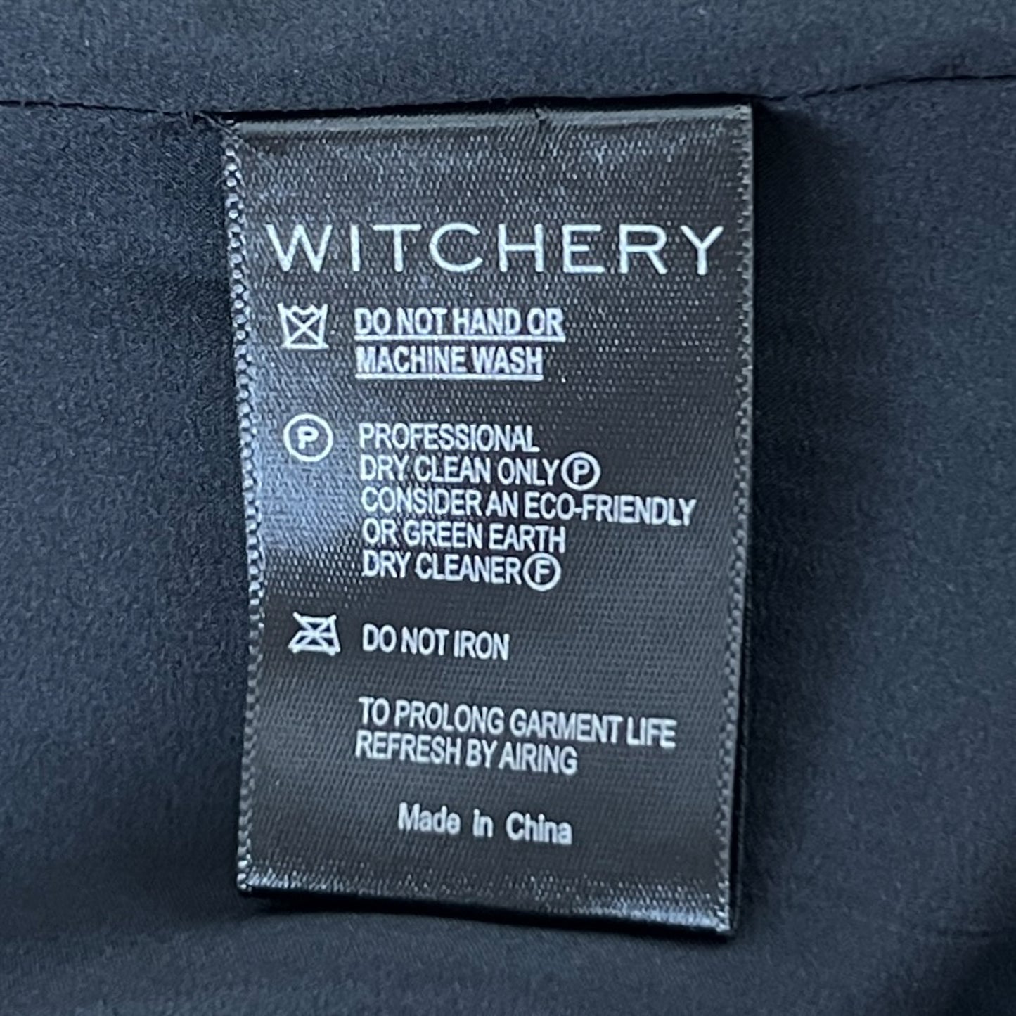 Witchery Gunmetal Sequin Single-Breasted Long Blazer AU12–14 ~ Large