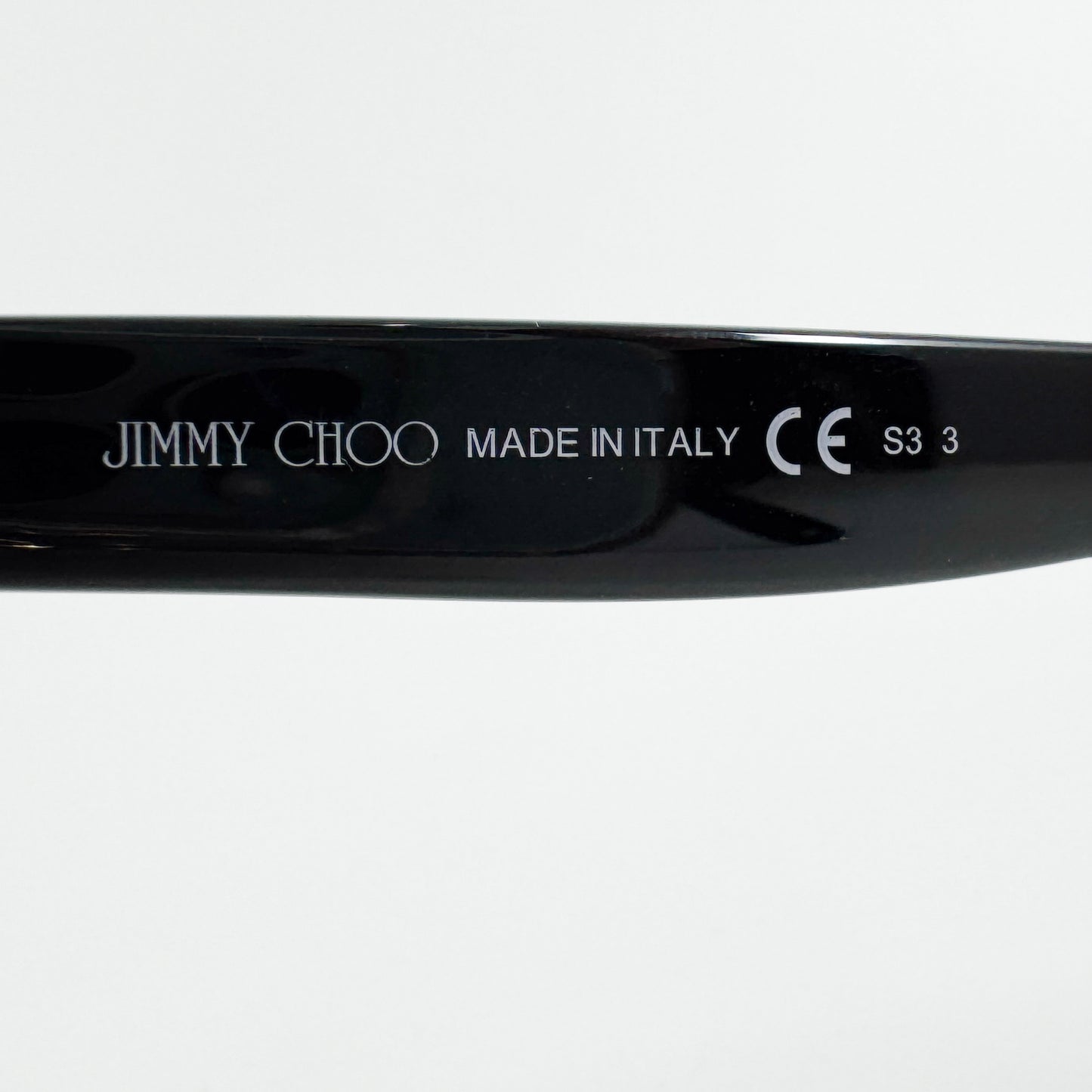 Jimmy Choo Vintage Black Crystal Flash Sunglasses