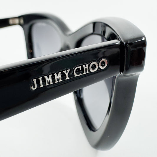 Jimmy Choo Vintage Black Crystal Flash Sunglasses