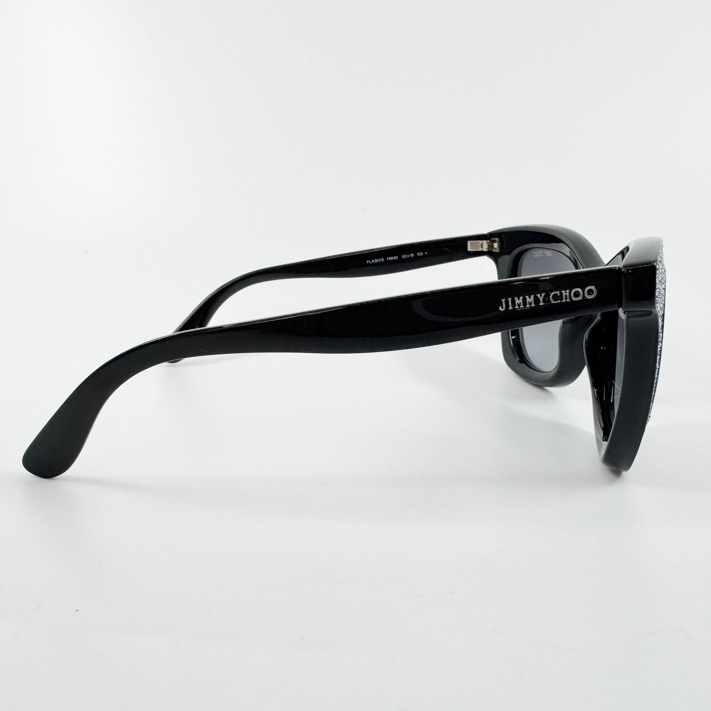 Jimmy Choo Vintage Black Crystal Flash Sunglasses