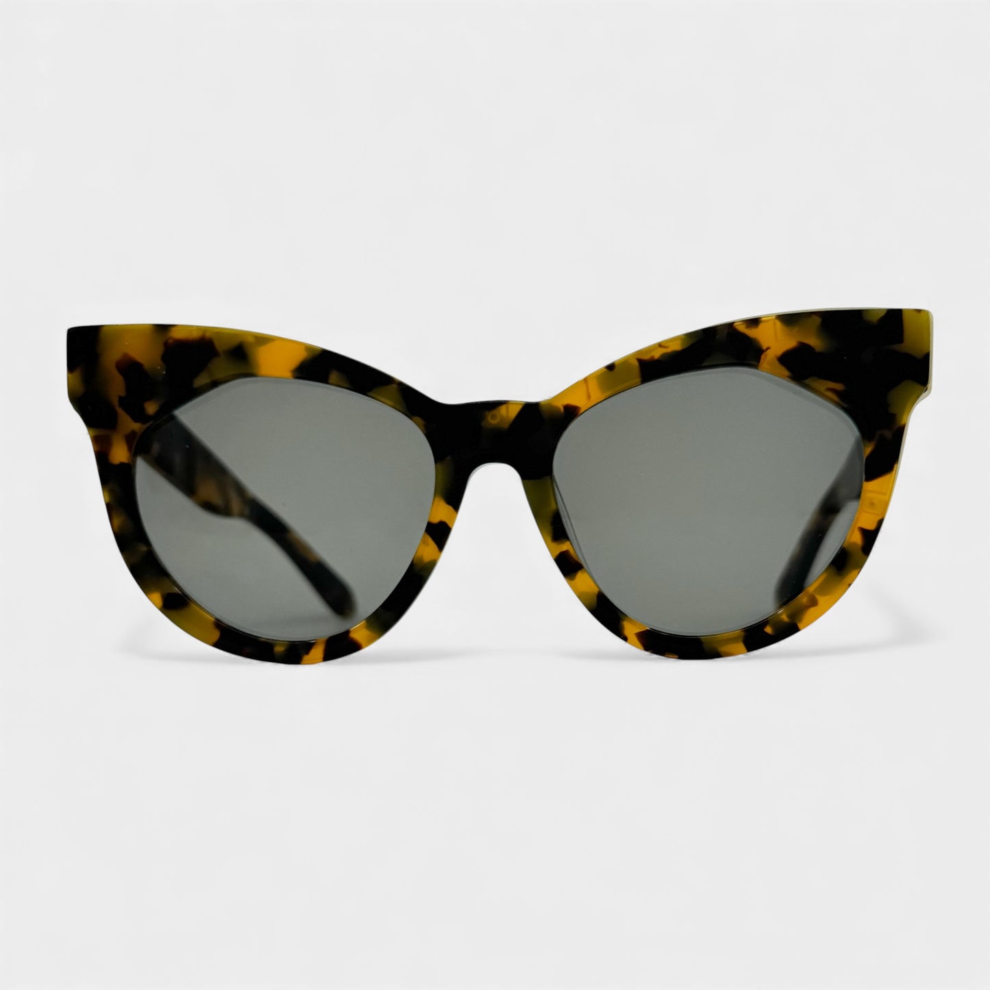 Karen Walker Cat Eye Starburst Tortoiseshell Sunglasses