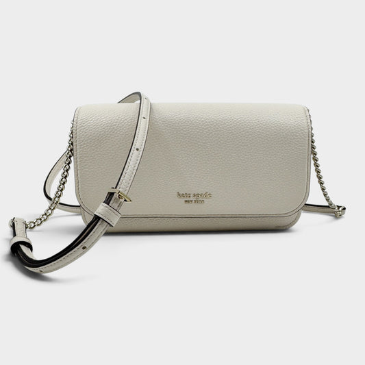 Kate Spade Off White Leather Ava Wallet Crossbody Bag