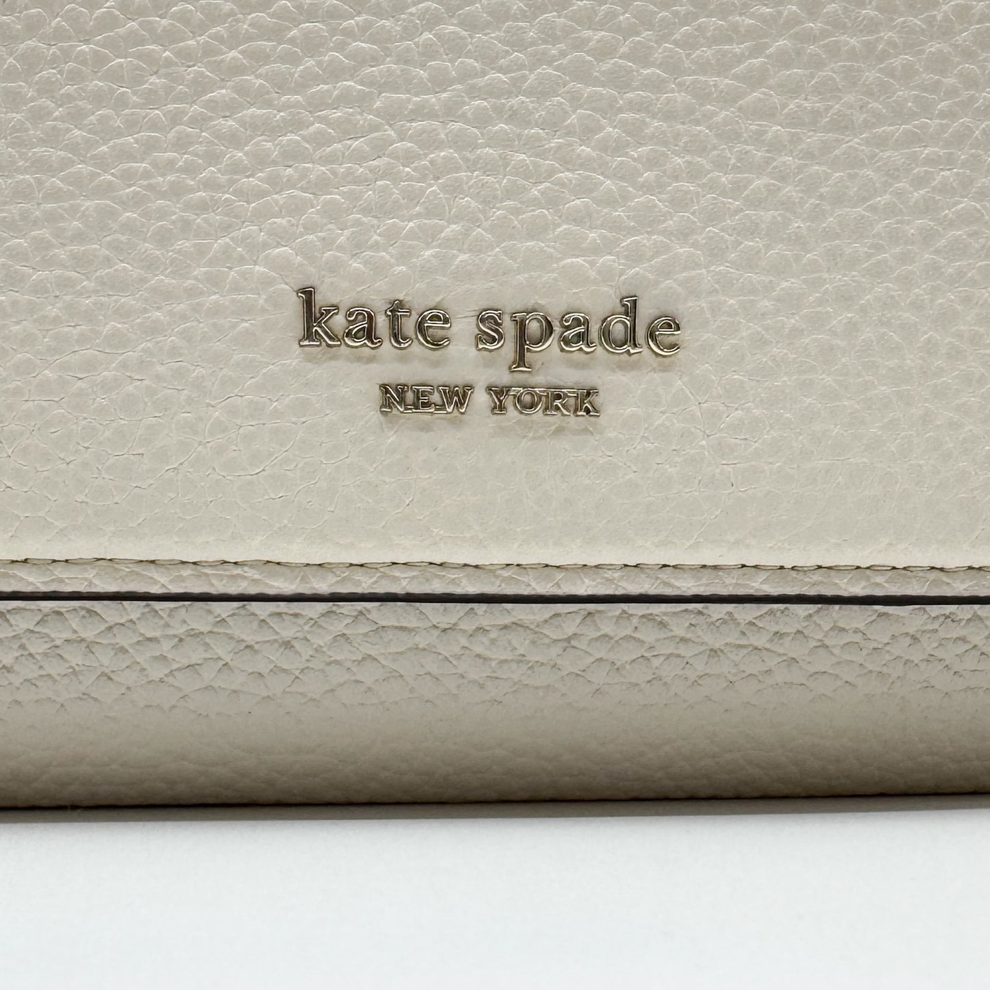 Kate Spade Off White Leather Ava Wallet Crossbody Bag