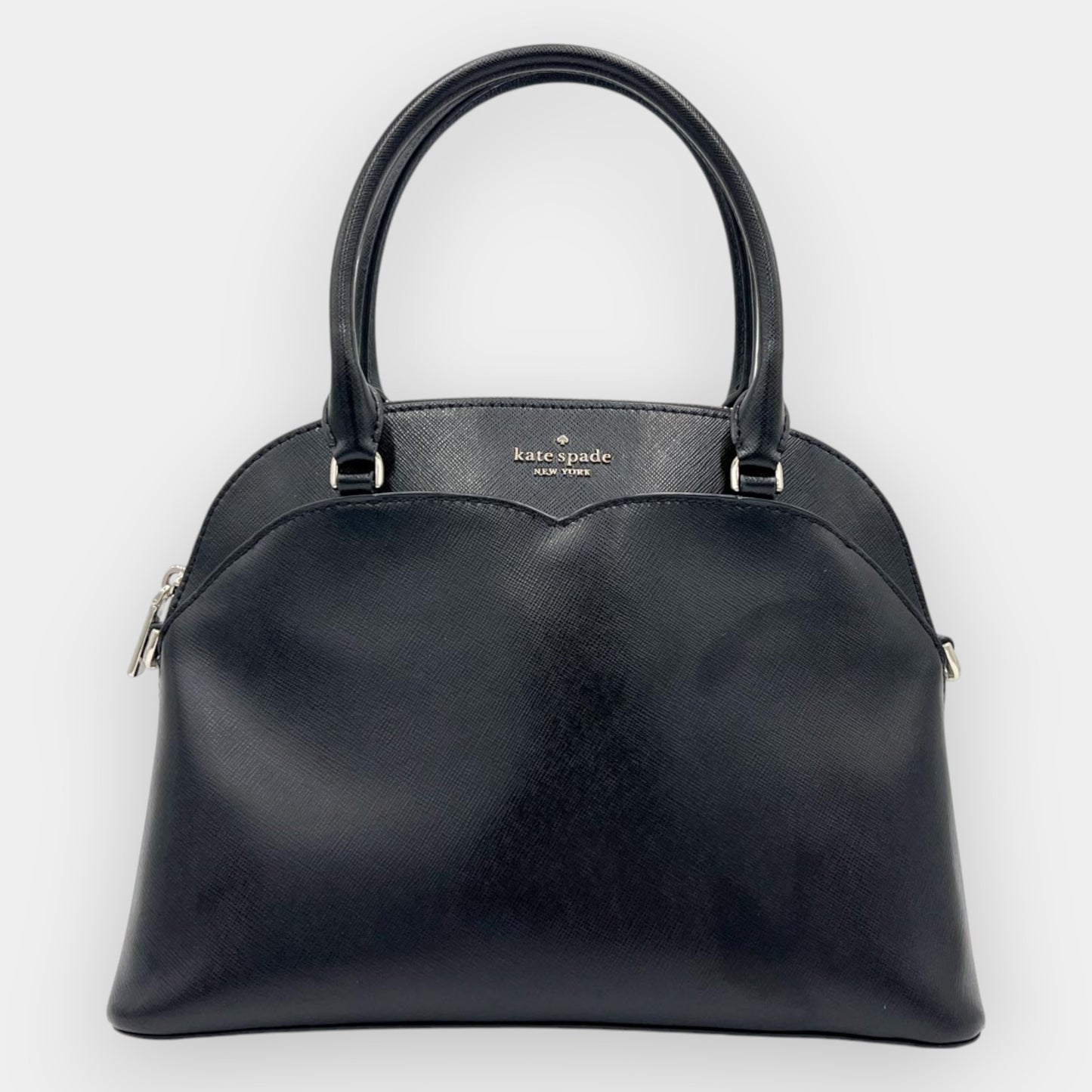 Kate Spade NY Black Saffiano Leather Top Handle Tote Bag