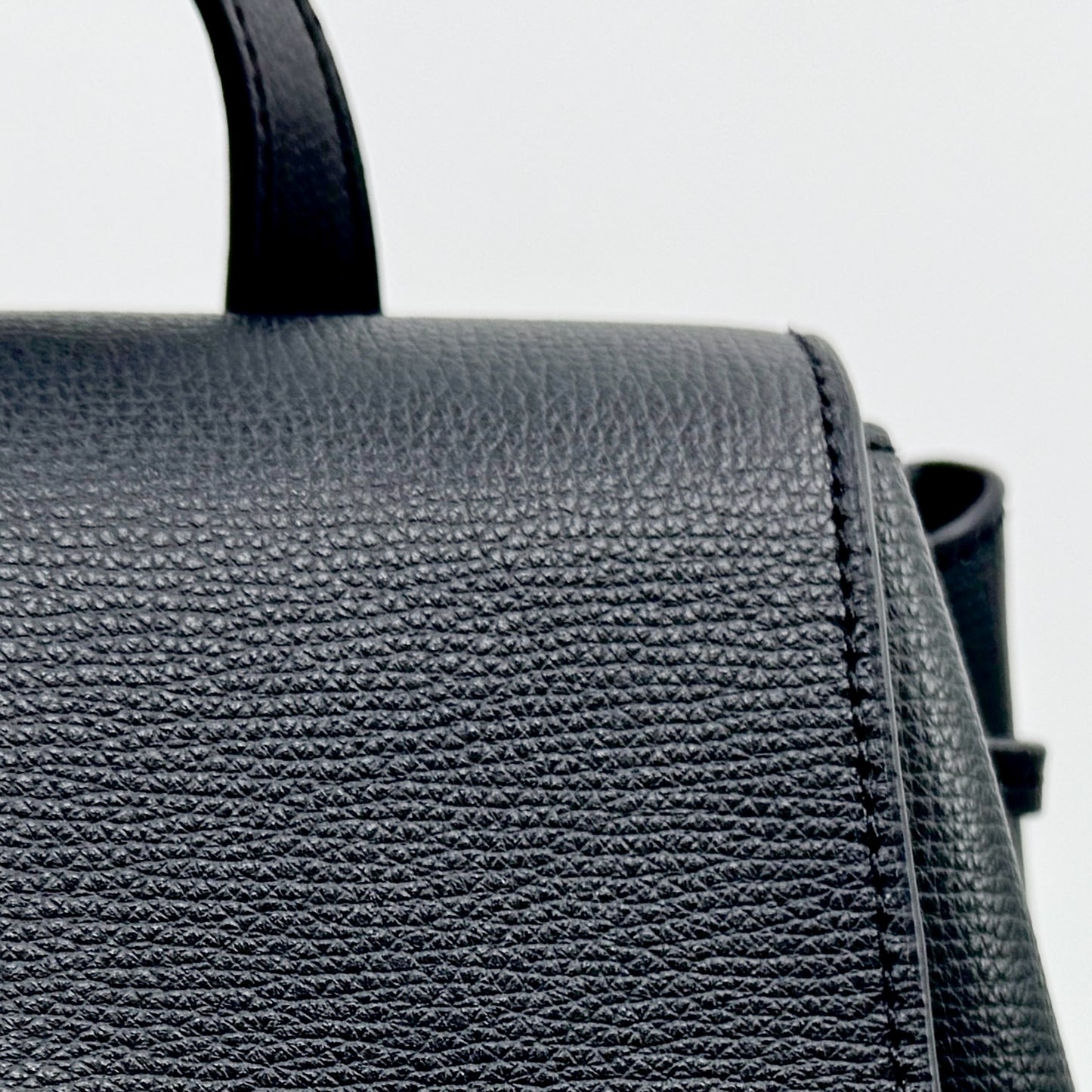 Kate Spade NY Black Leather Kristi Medium Flap Backpack [NEW]