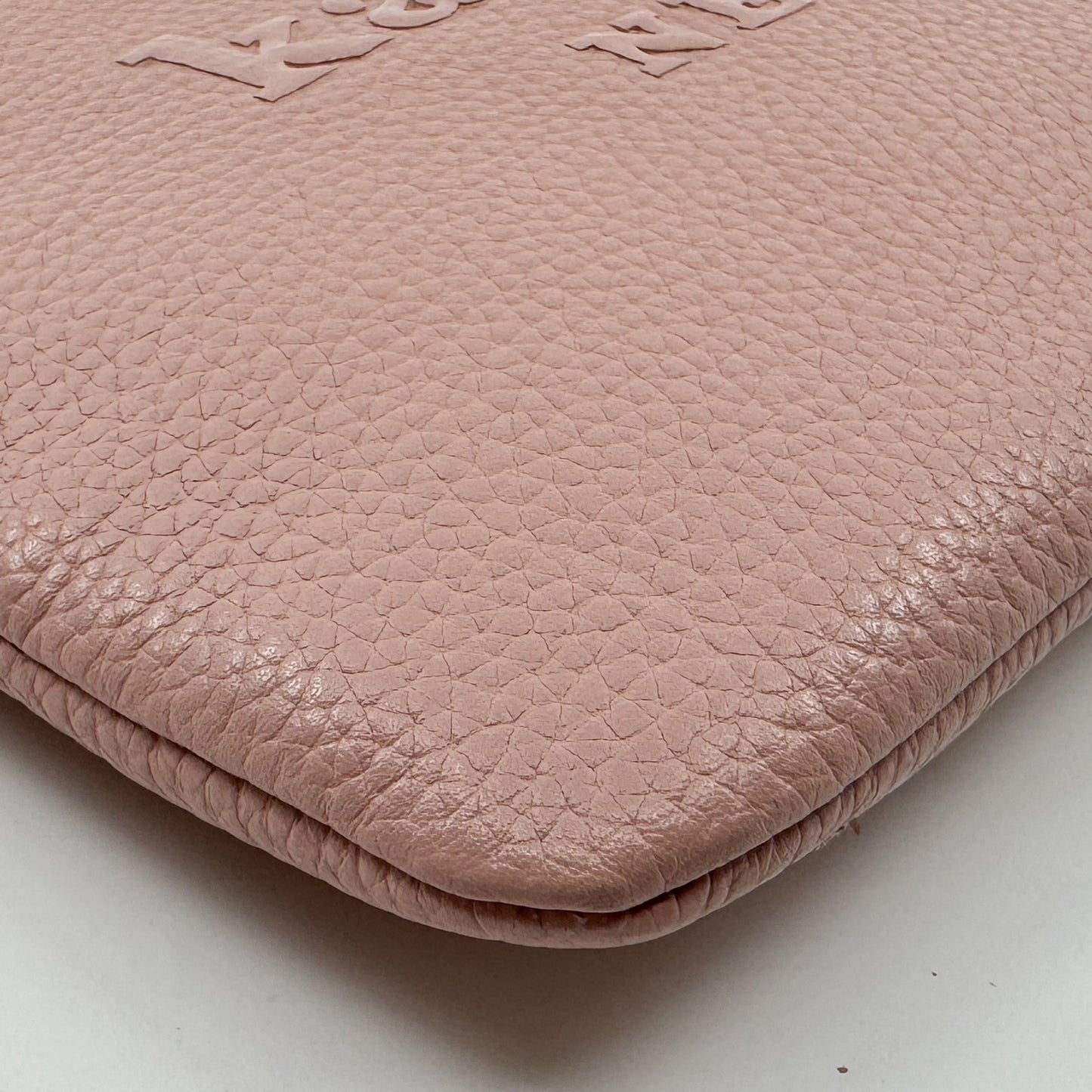 Kate Spade NY Blush Pink Leather Zip Clutch Bag
