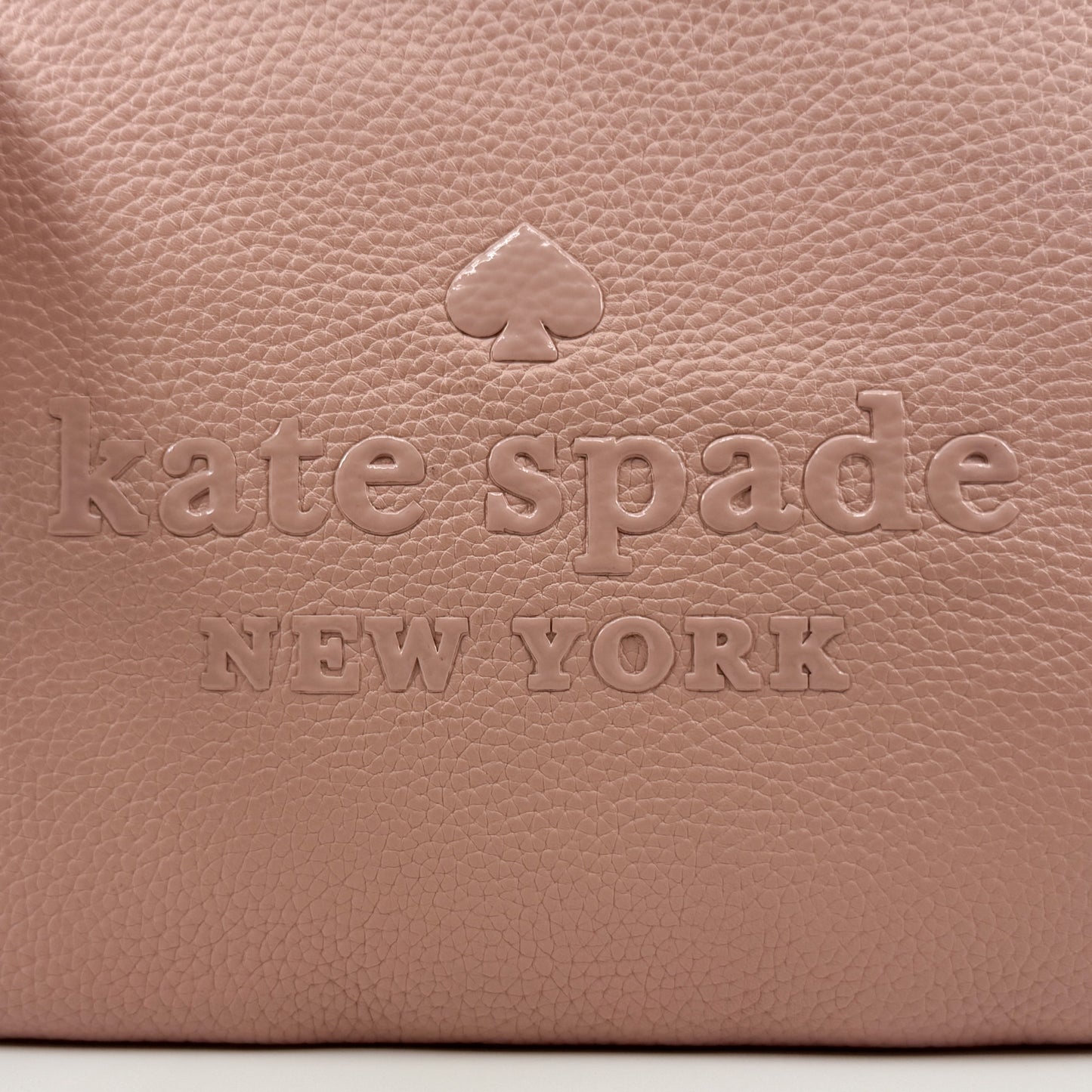 Kate Spade NY Blush Pink Leather Zip Clutch Bag