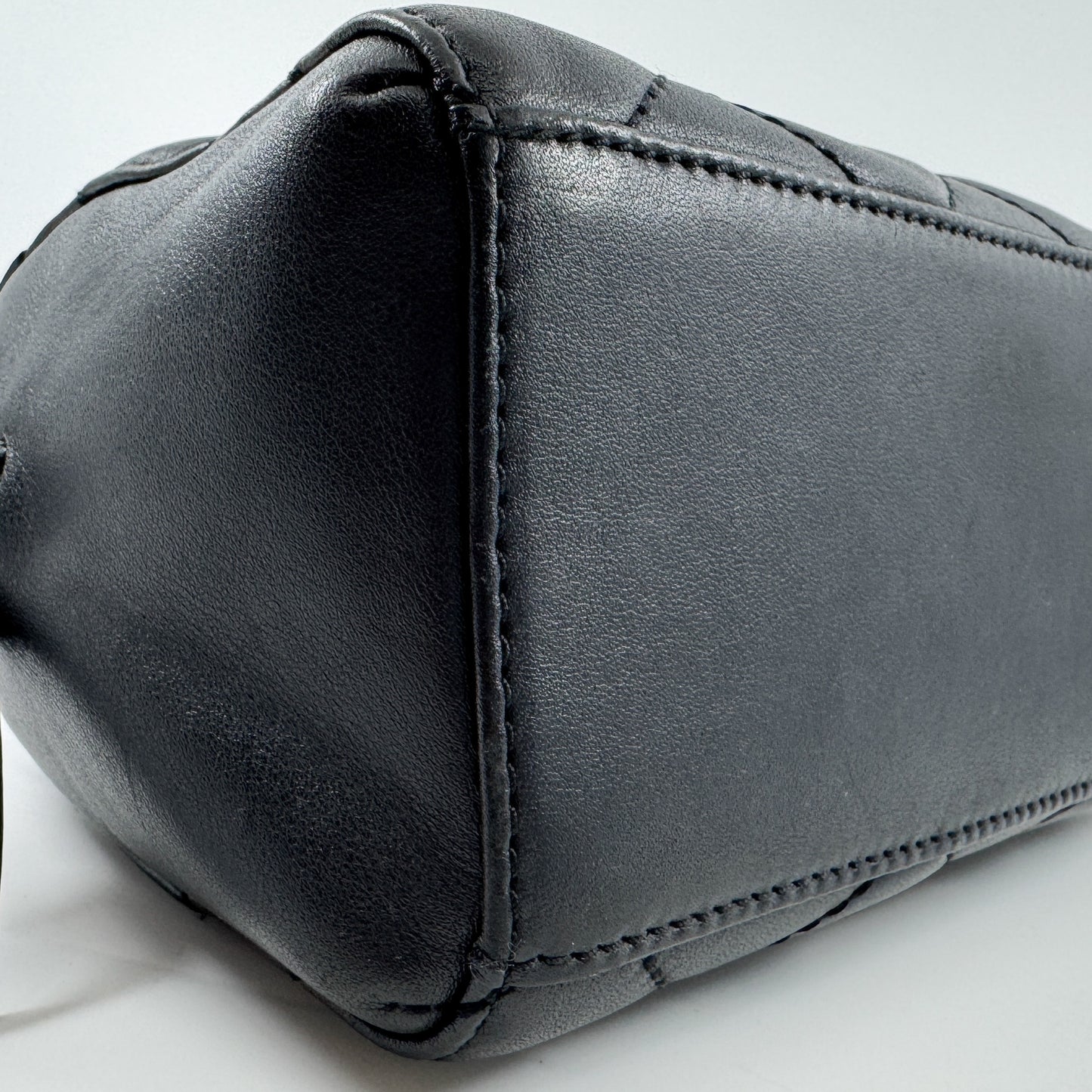 Kate Spade NY Black Quilted Leather Crossbody Top Handle Bag