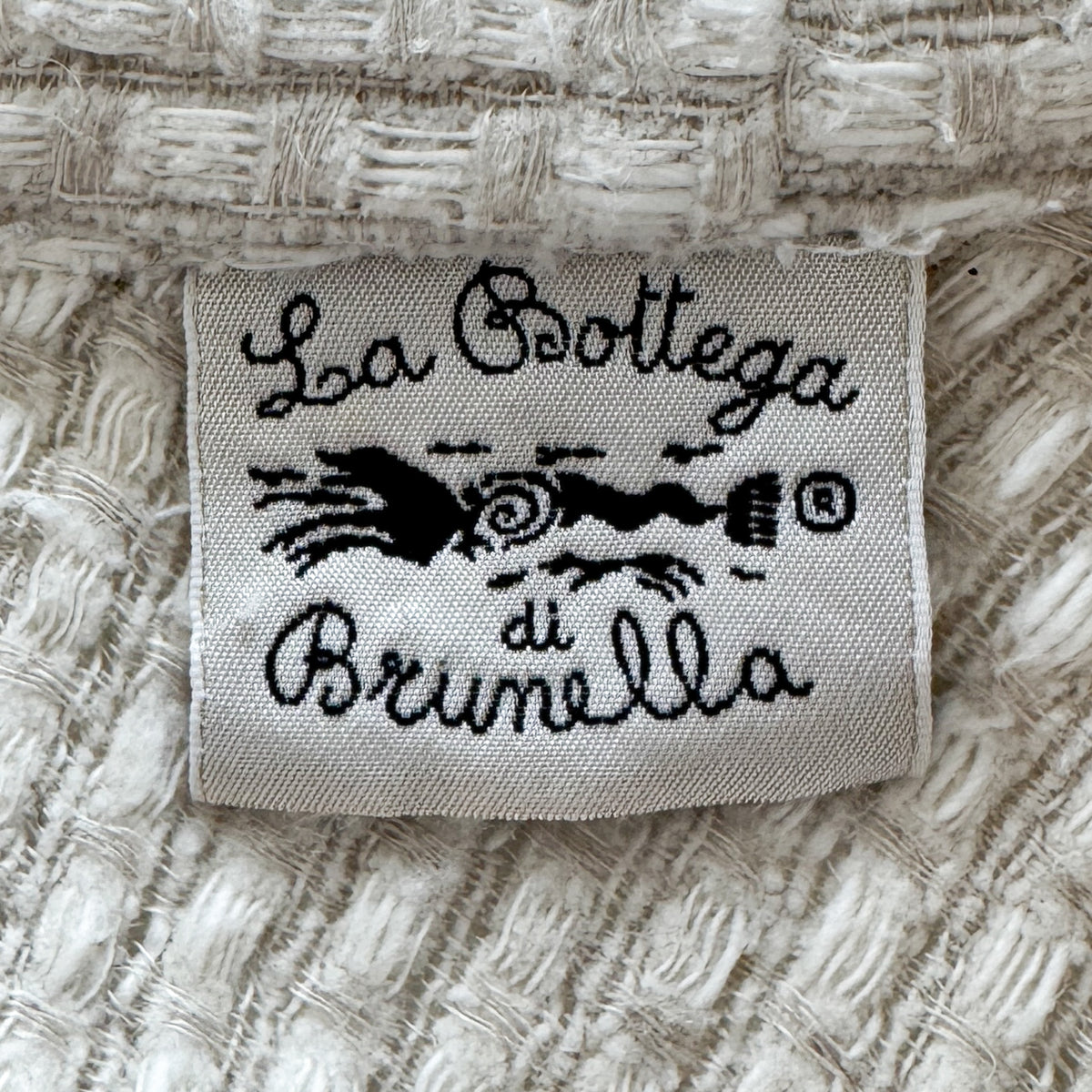 La Bottega di Brunella Beige Linen Fit Flare Dress P ~ Medium ~ AU10-12