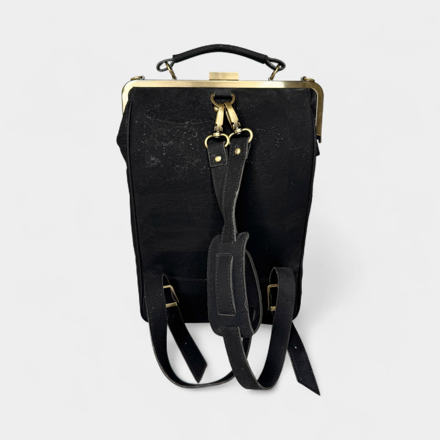 Laflore Paris Black Bobobark 3 in 1 Cork Laptop Bag