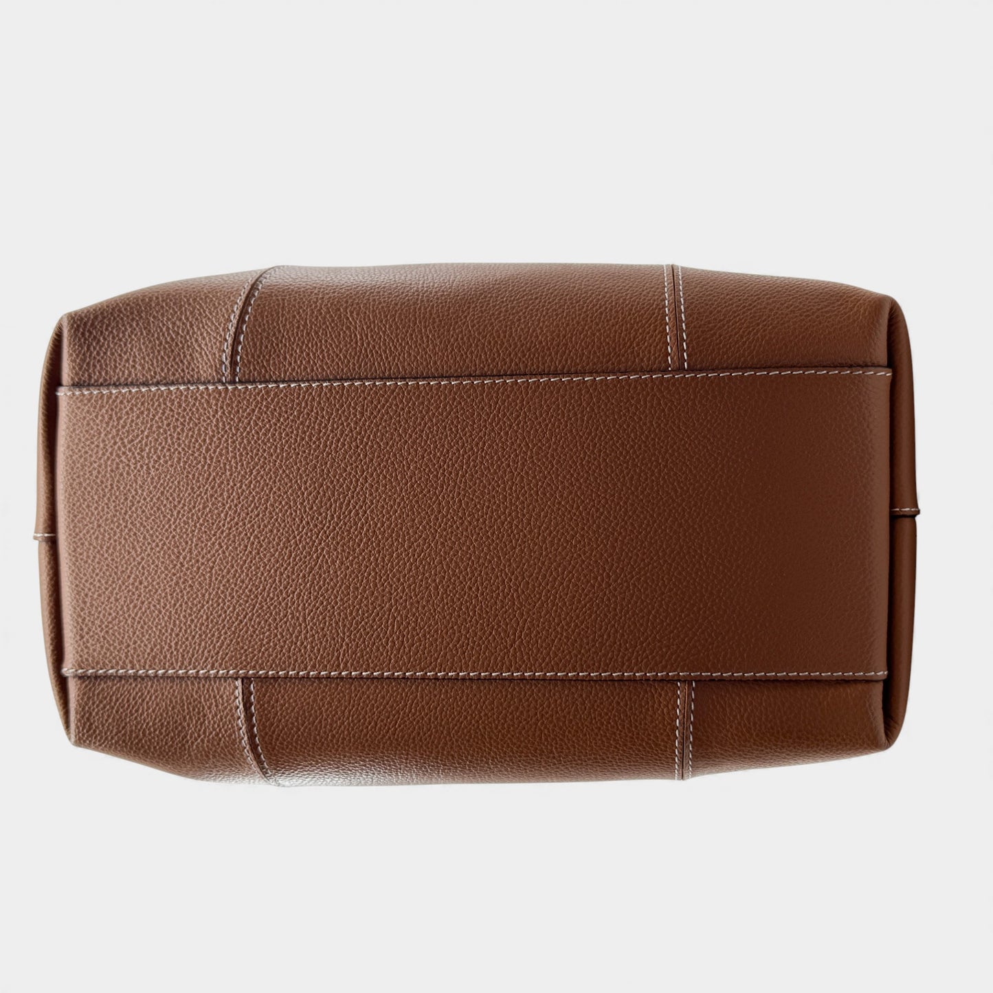 Le Tanneur Juliette Tan Brown Leather Shoulder Bag