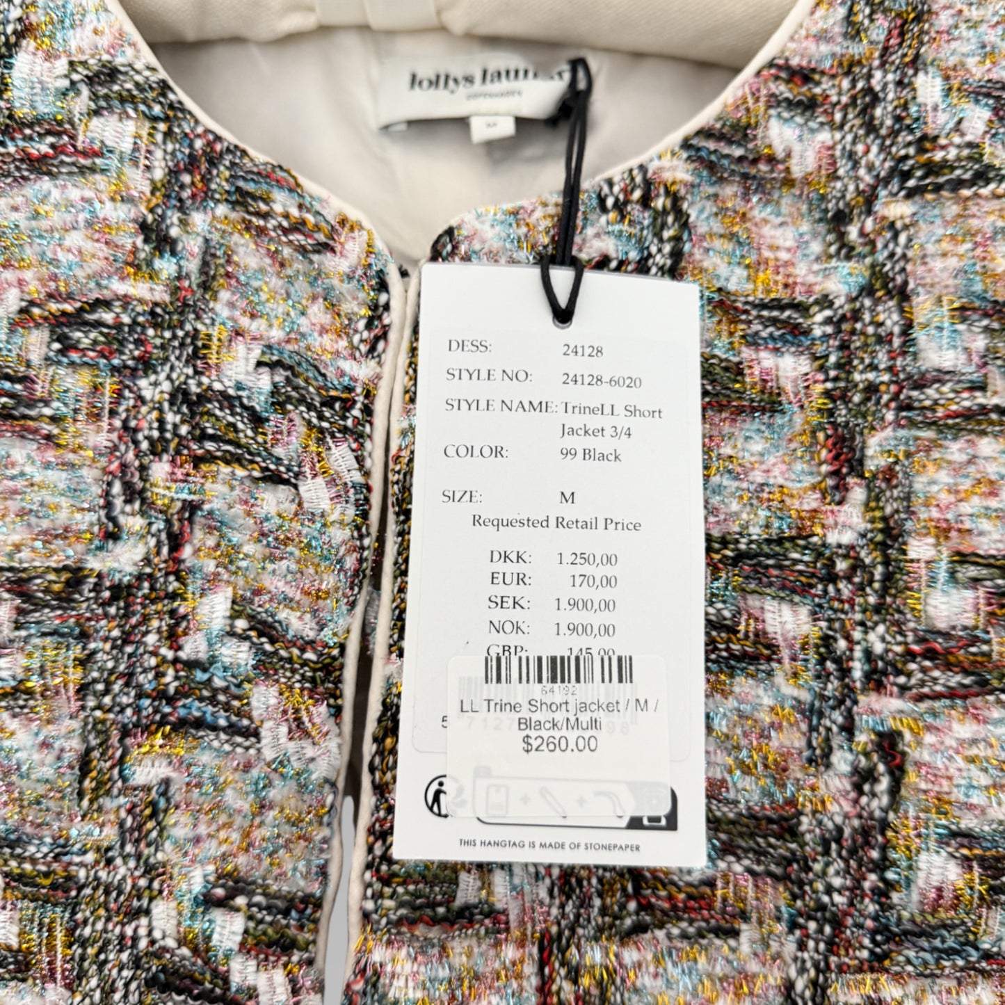 Lolly's Laundry TrineLL Short Sparkly Evening Jacket Medium ~ AU10-12 [NEW]