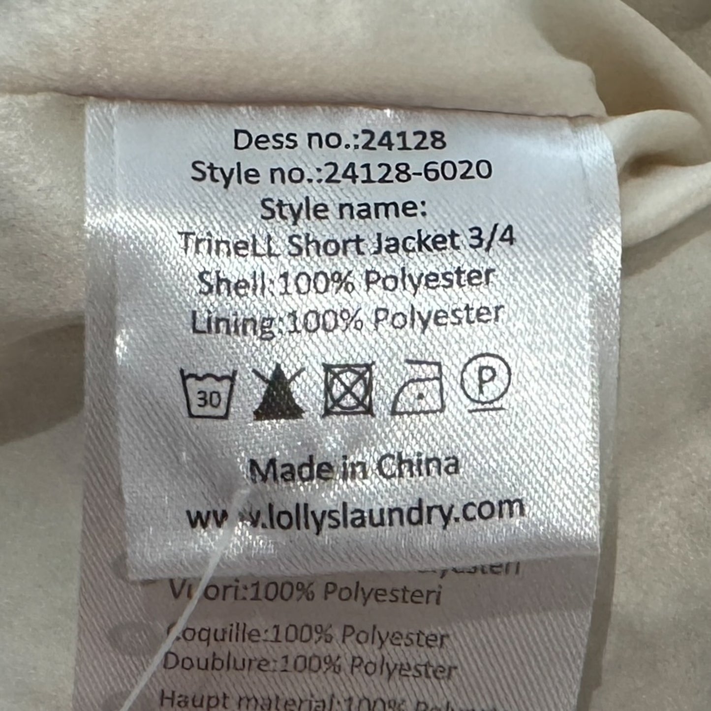 Lolly's Laundry TrineLL Short Sparkly Evening Jacket Medium ~ AU10-12 [NEW]
