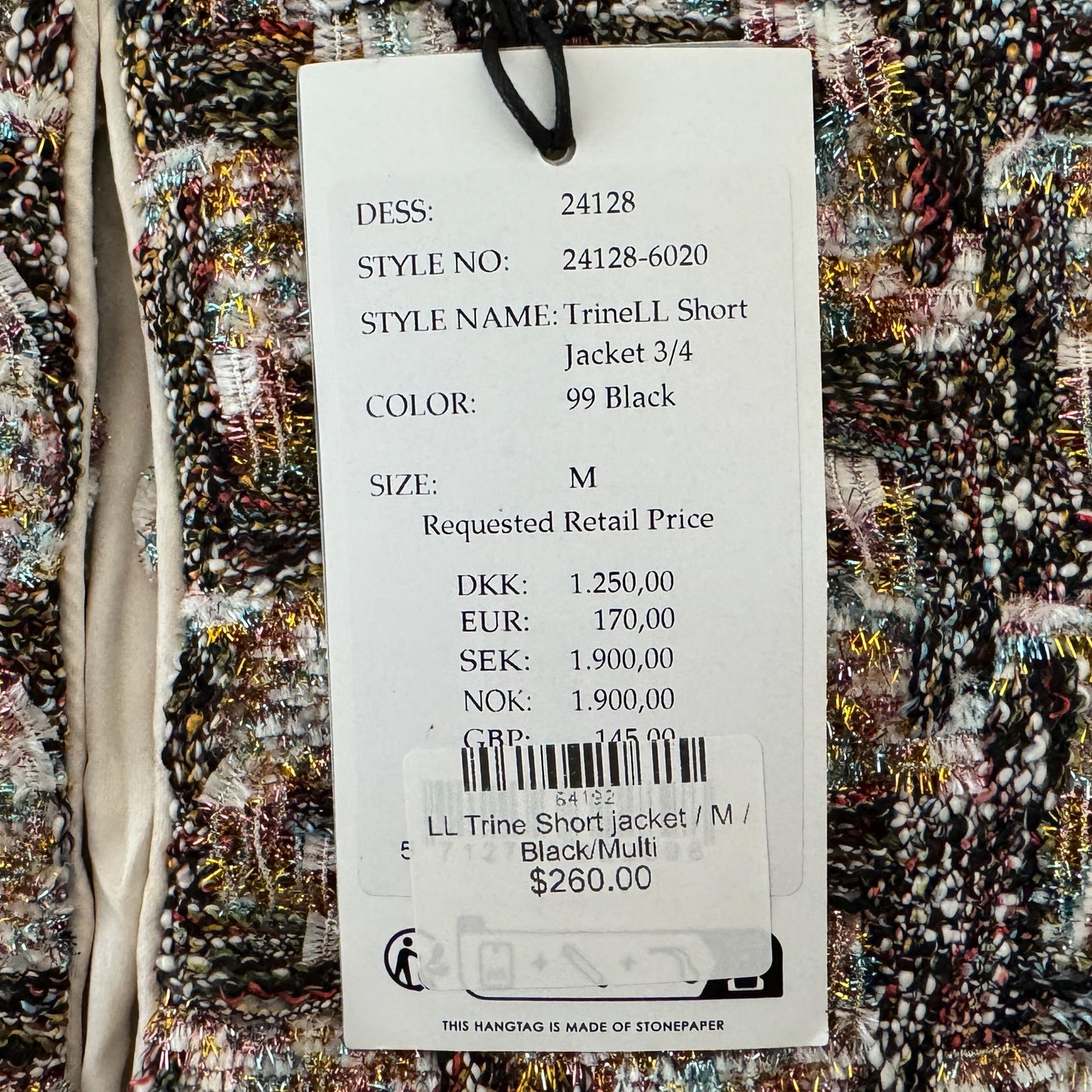 Lolly's Laundry TrineLL Short Sparkly Evening Jacket Medium ~ AU10-12 [NEW]