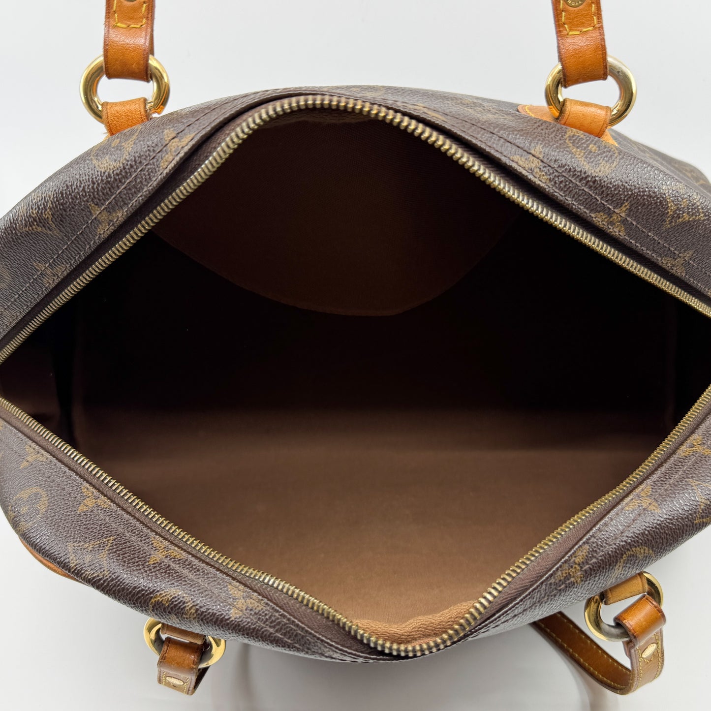 Louis Vuitton Montorgueil PM Coated Canvas Top Handle Bag