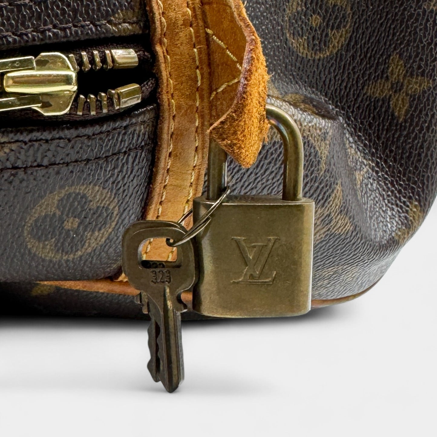 Louis Vuitton Montorgueil PM Coated Canvas Top Handle Bag