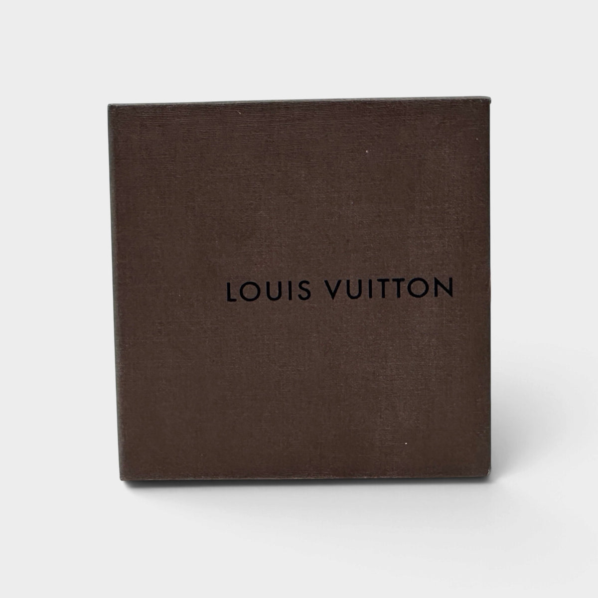 Louis Vuitton Suhali Dark Black Brown Leather S Lock Gold Cuff Bracelet Size S