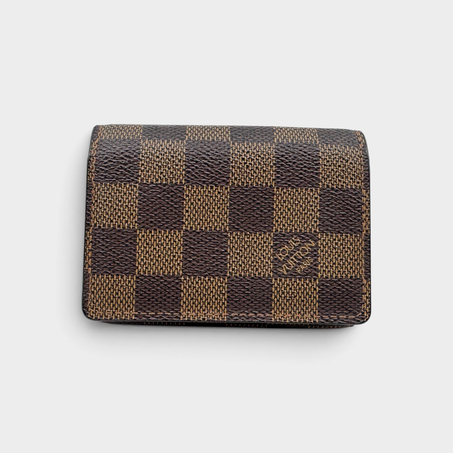 Louis Vuitton Damier Ebene Coated Canvas Card Holder