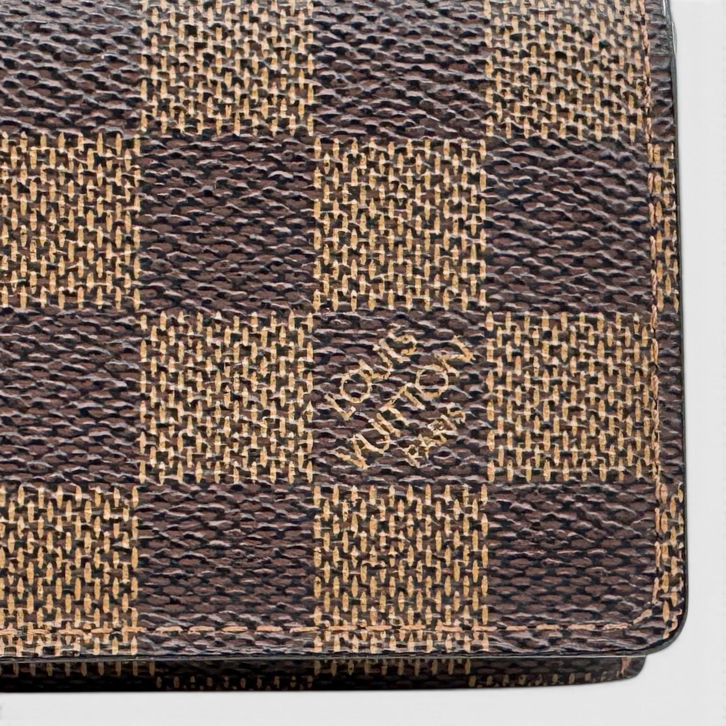 Louis Vuitton Damier Ebene Coated Canvas Card Holder