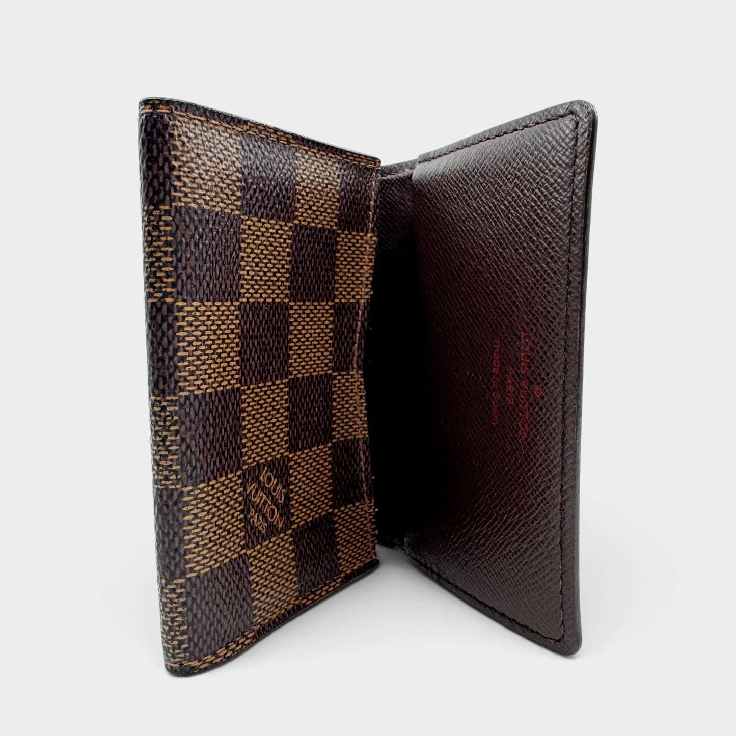 Louis Vuitton Damier Ebene Coated Canvas Card Holder