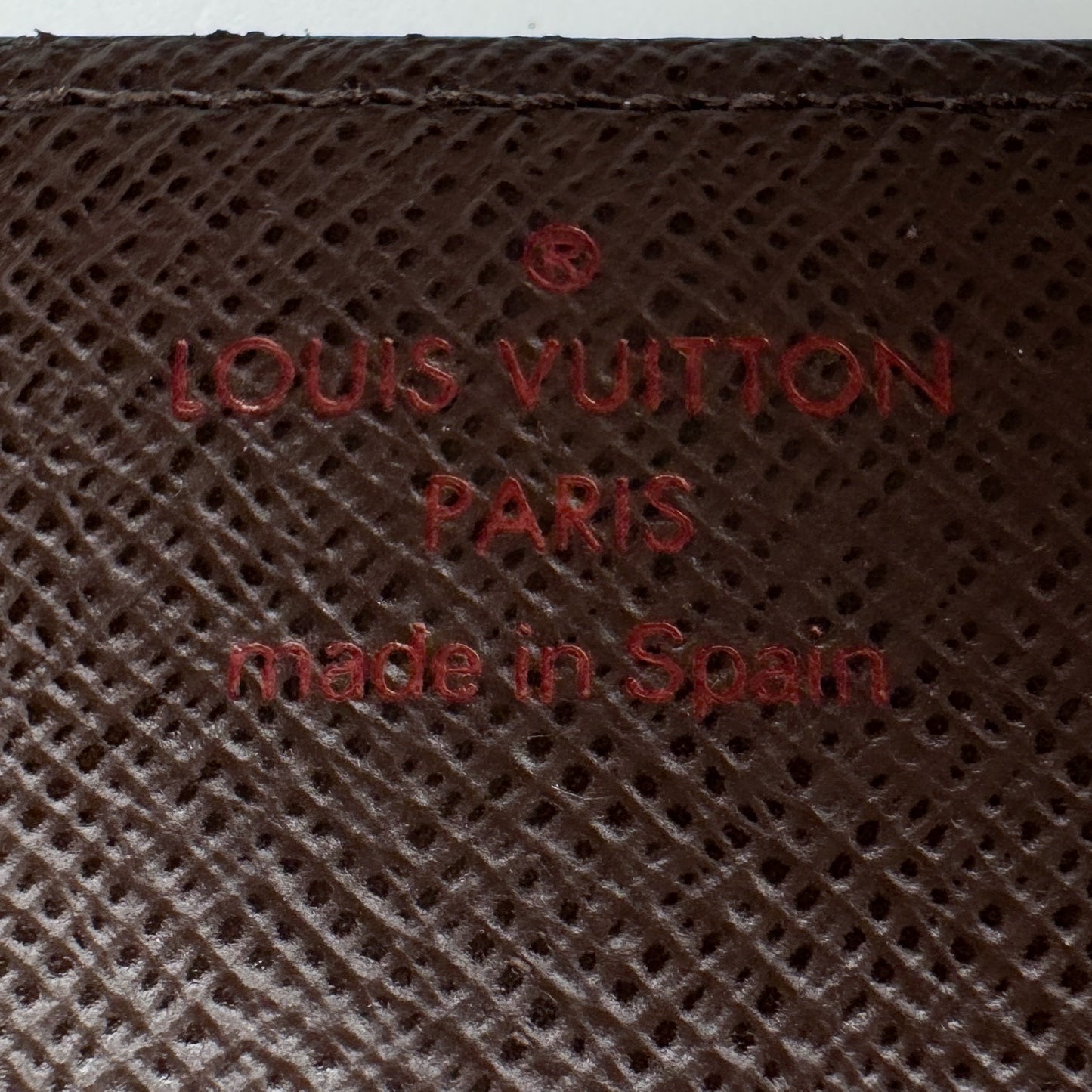 Louis Vuitton Damier Ebene Coated Canvas Card Holder