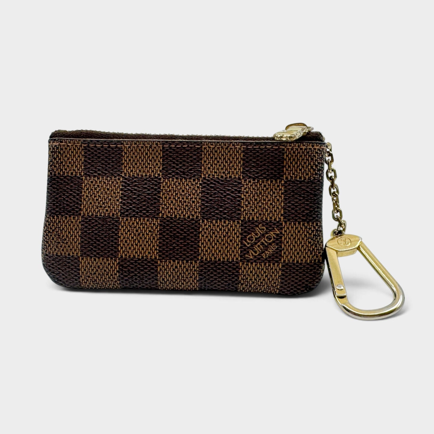 Louis Vuitton Damier Ebene Key Pouch Pochette Clés