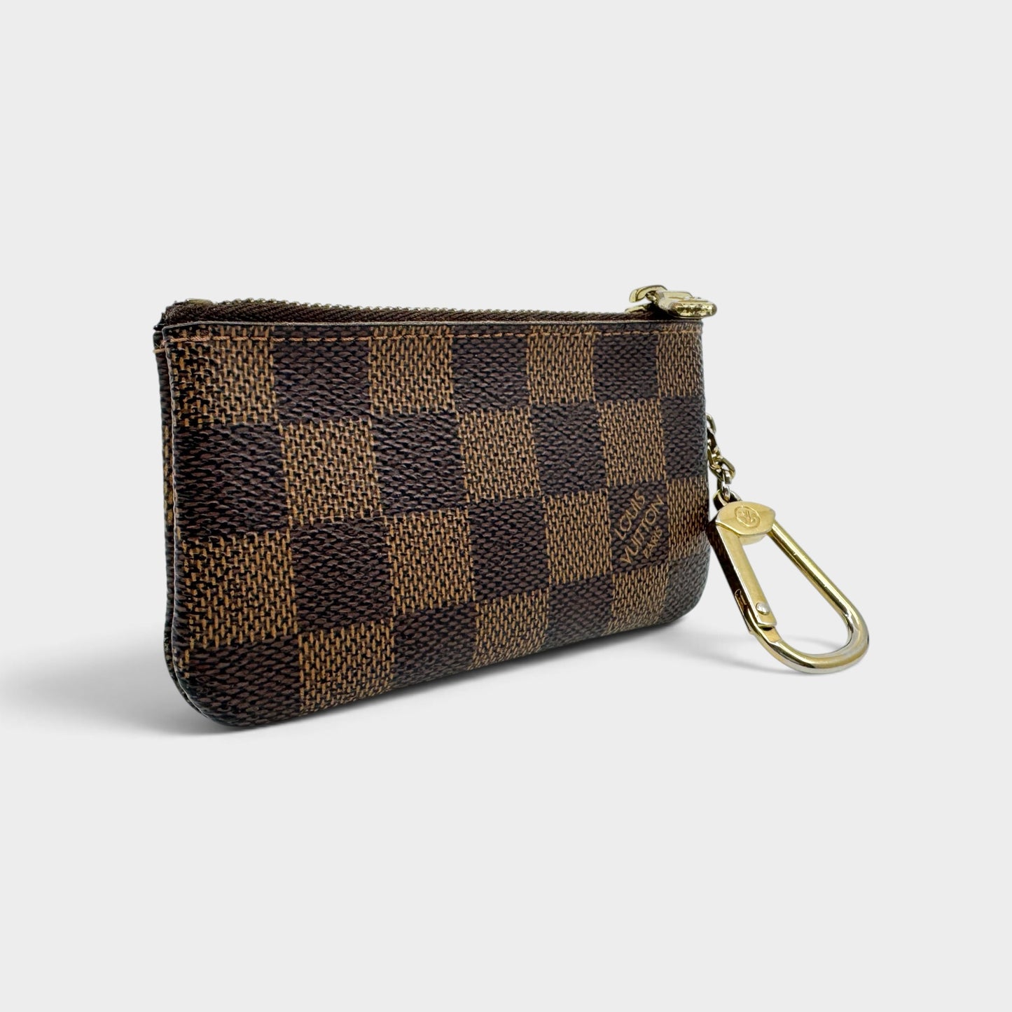 Louis Vuitton Damier Ebene Key Pouch Pochette Clés