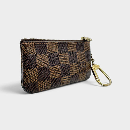 Louis Vuitton Damier Ebene Key Pouch Pochette Clés