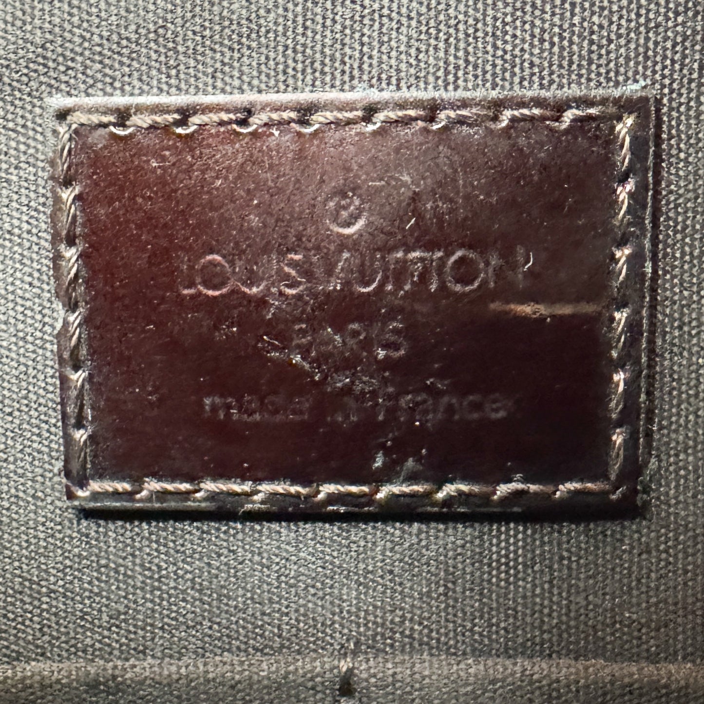 Louis Vuitton Vintage Amarante Monogram Vernis Leather Deesse GM Bag