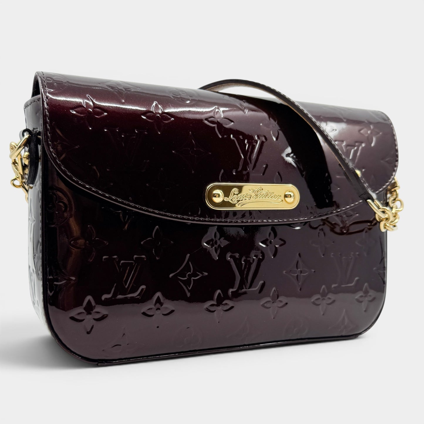 Louis Vuitton Amarante Monogram Vernis Rodeo Drive Bag