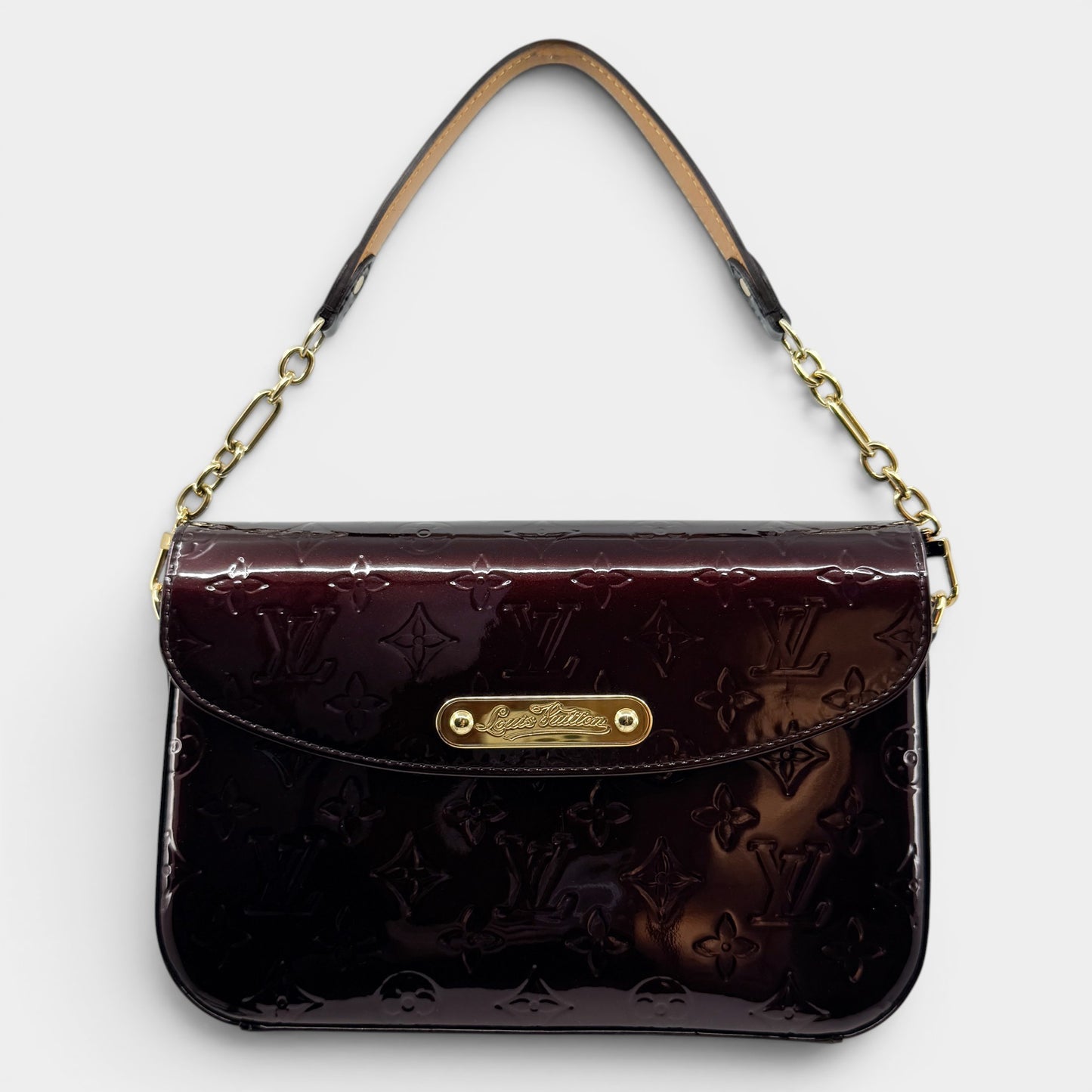 Louis Vuitton Amarante Monogram Vernis Rodeo Drive Bag