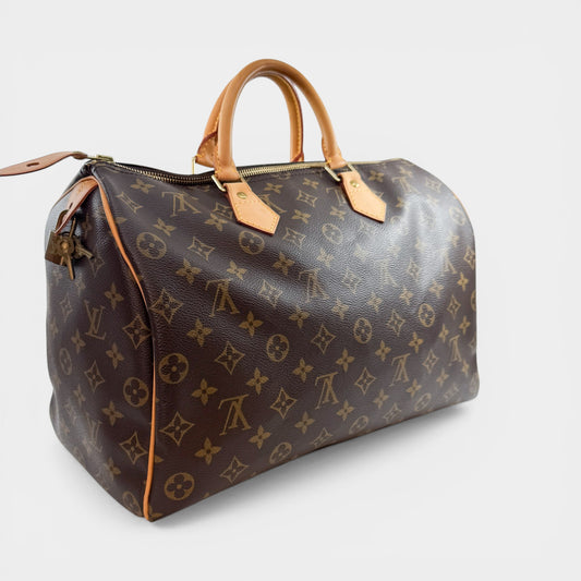 Louis Vuitton Vintage Speedy 35 Monogram Canvas Bag