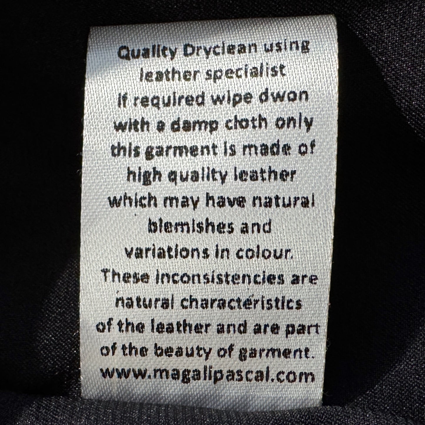 Magali Pascal Black Lambs Leather Round Neck Jacket AU8 ~ Small