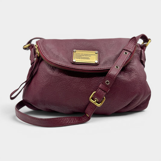 Marc by Marc Jacobs Y2K Burgundy Leather Classic Crossbody Bag