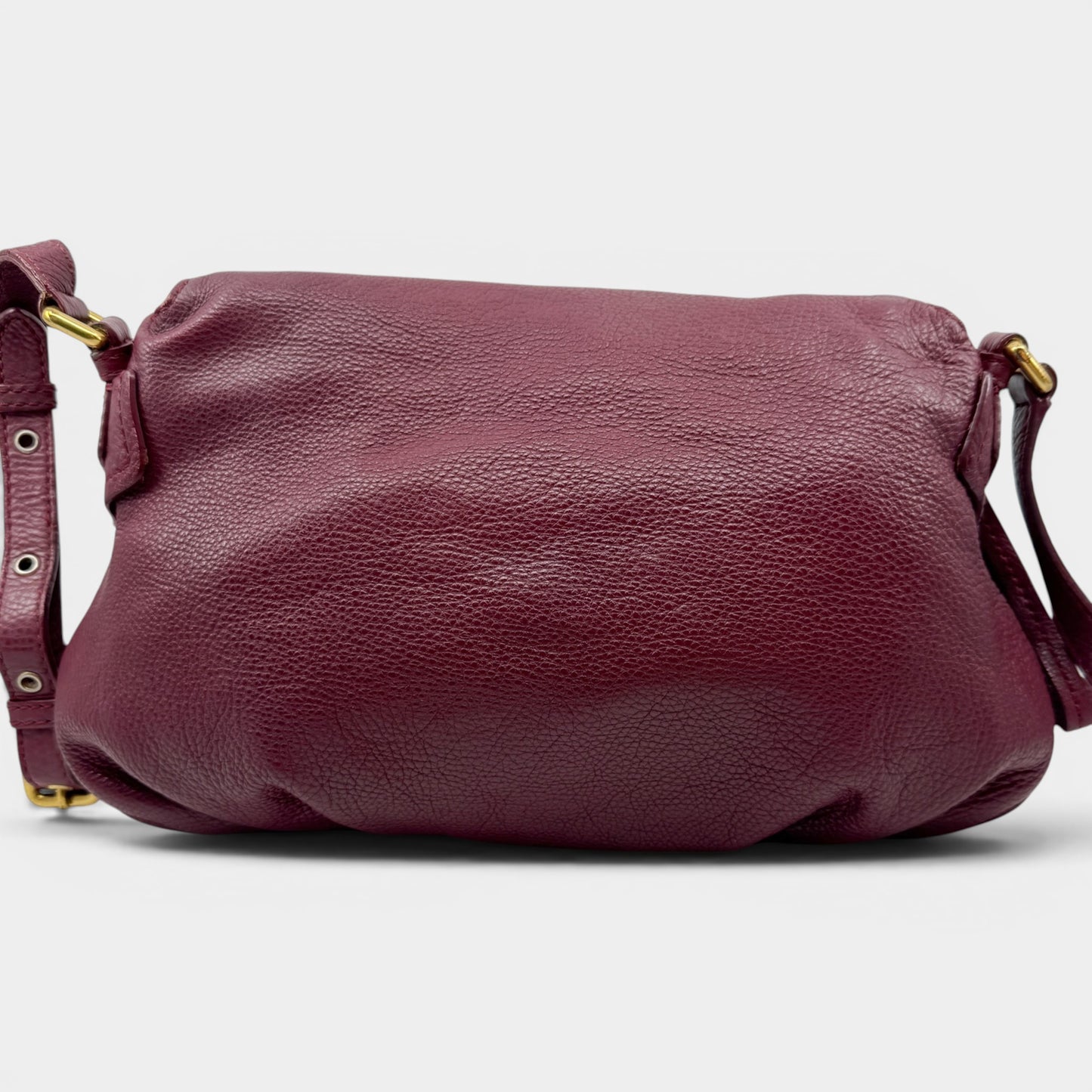 Marc by Marc Jacobs Y2K Burgundy Leather Classic Crossbody Bag