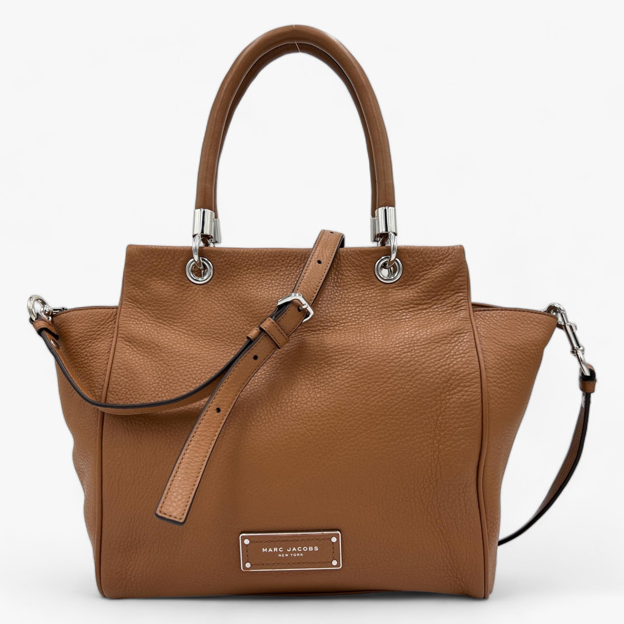 Marc Jacobs Too Hot to Handle Bentley Tan Leather Tote Bag – Studio61 ...