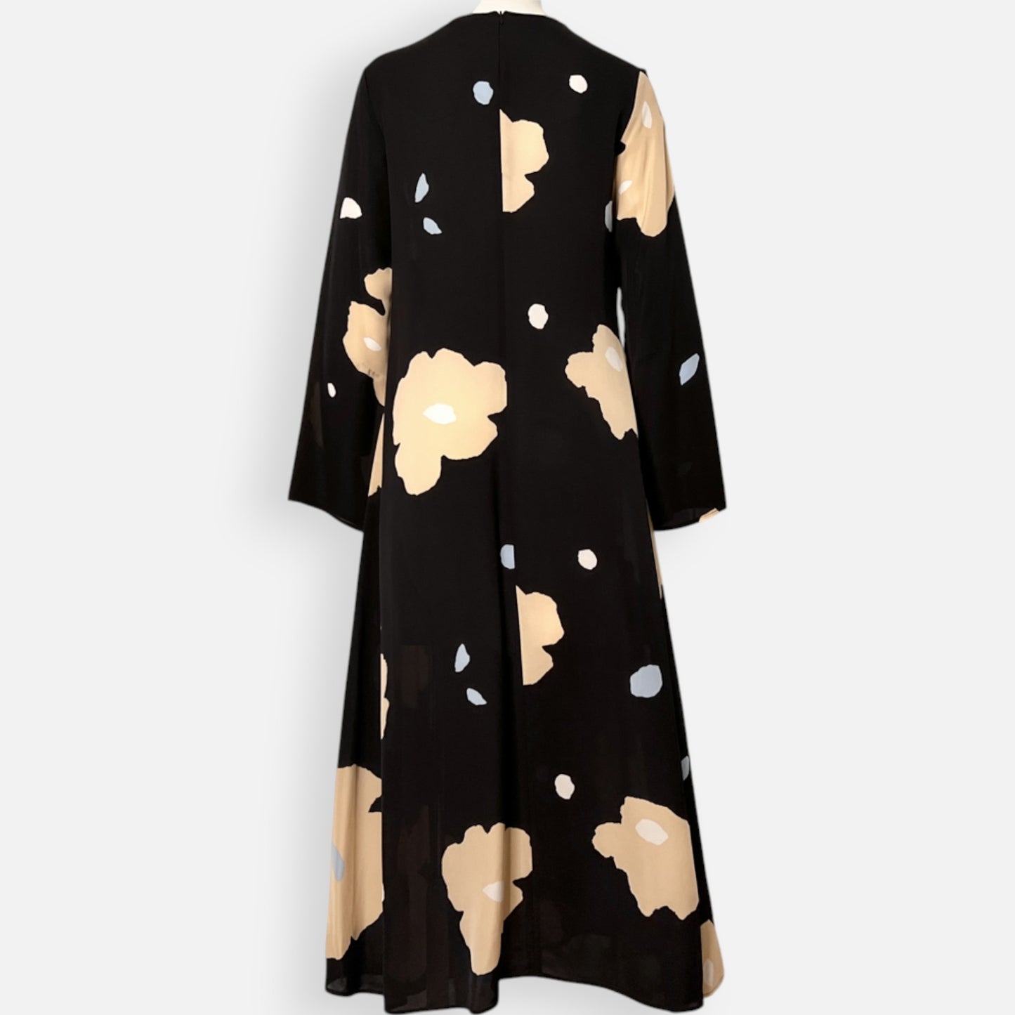Marimekko X Hilbertti Lennokki Flower Long A-Line Dress EU38 ~ AU10