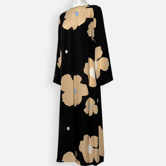 Marimekko X Hilbertti Lennokki Flower Long A-Line Dress EU38 ~ AU10
