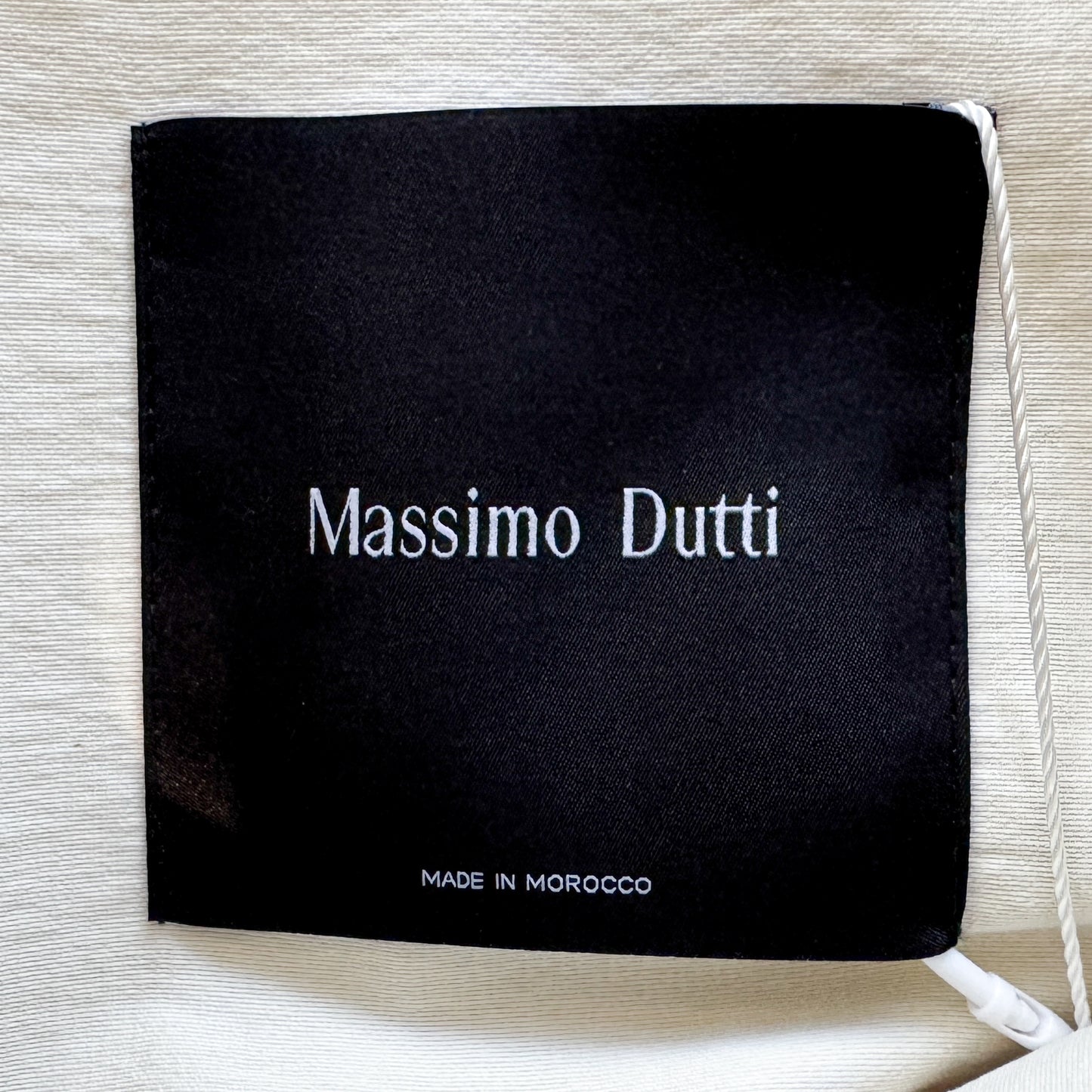 Massimo Dutti Cream Belted Coat Small ~ Medium