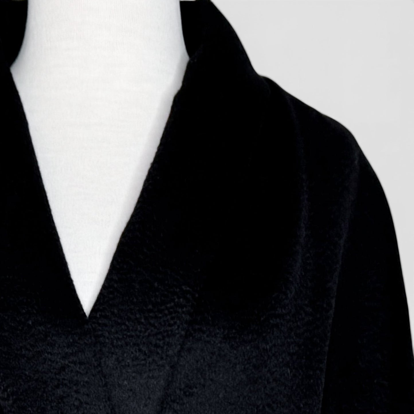 Max Mara Black Camel Wrap Belted Coat Small ~ Medium