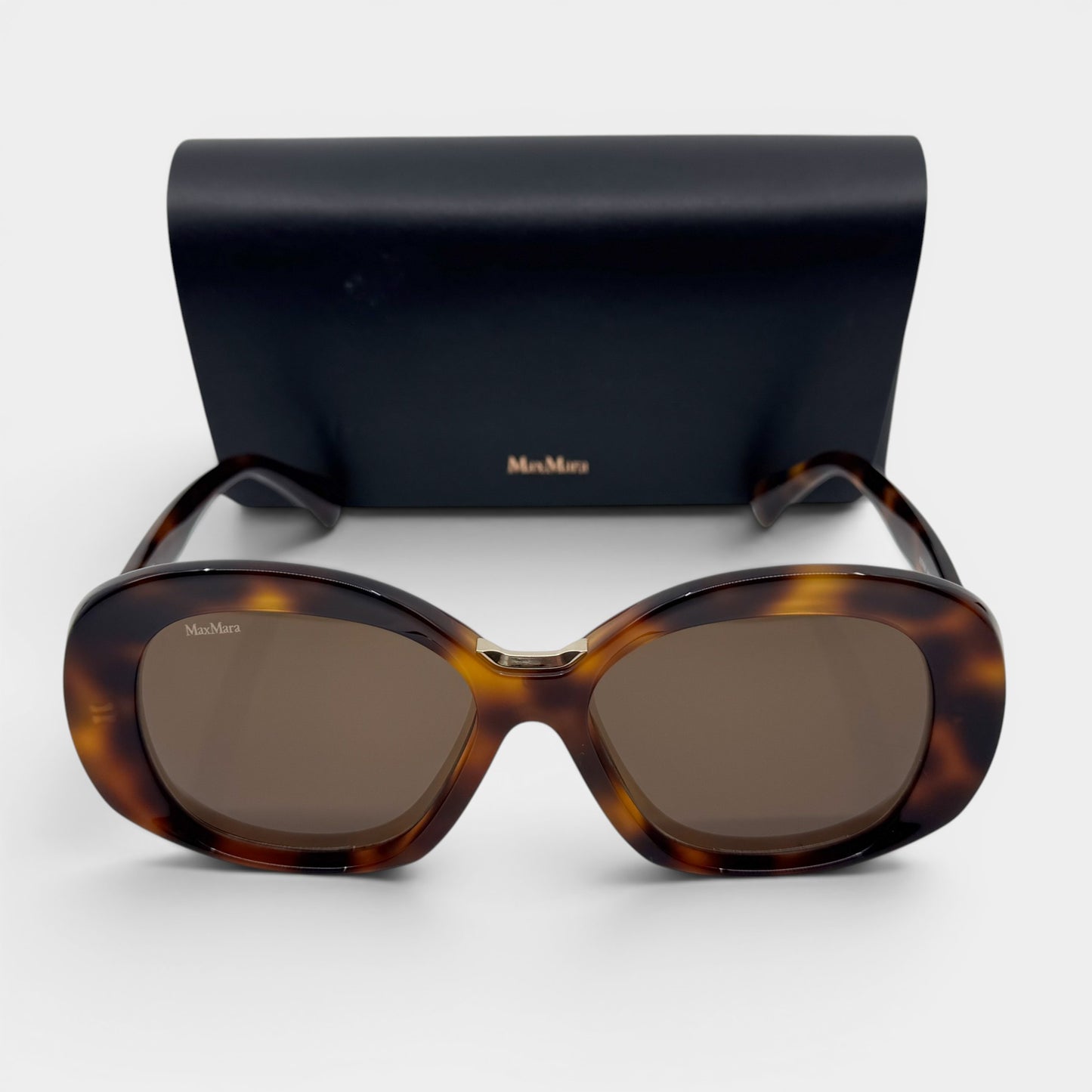 MaxMara Tortoiseshell Butterfly Edna Sunglasses [MM0087]