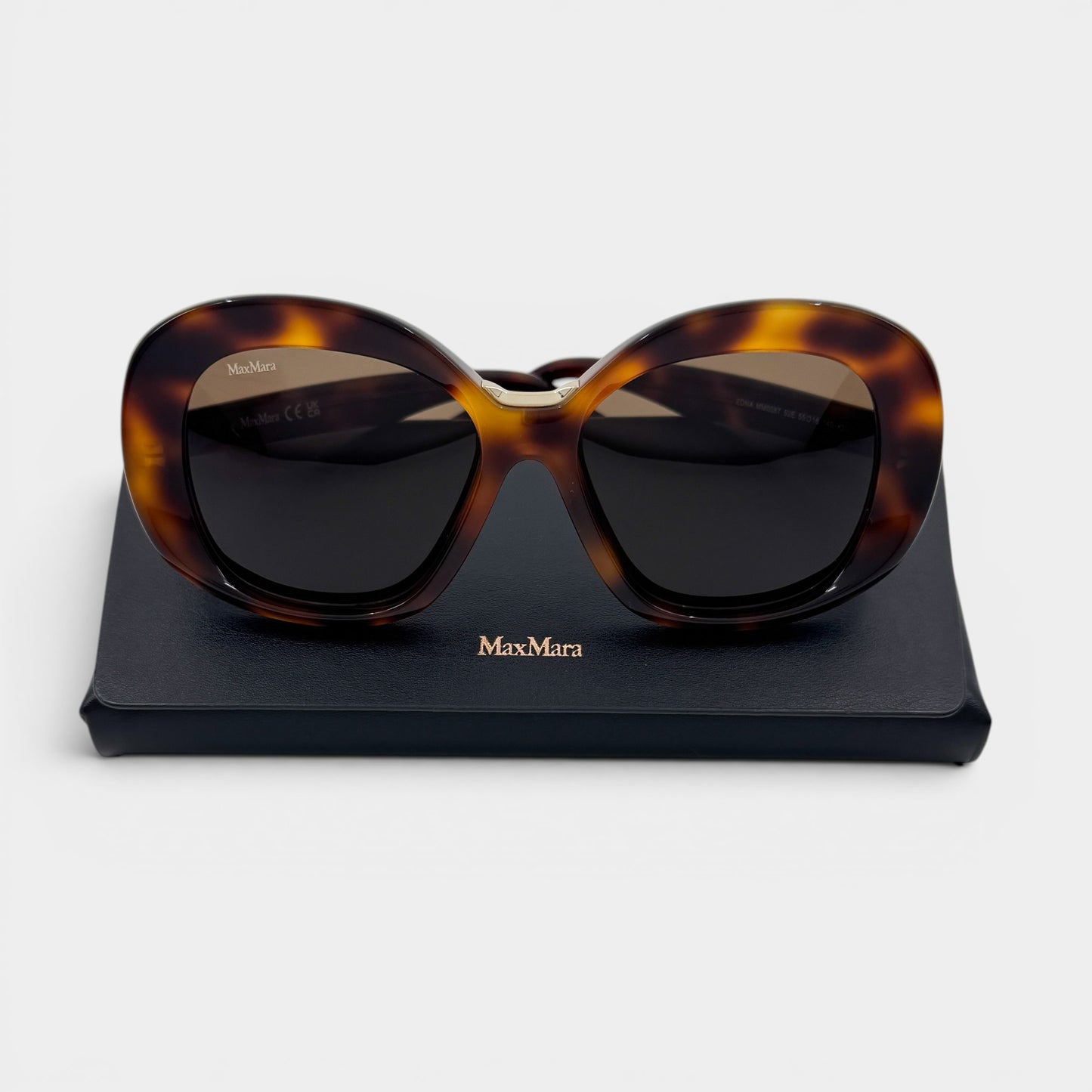 MaxMara Tortoiseshell Butterfly Edna Sunglasses [MM0087]