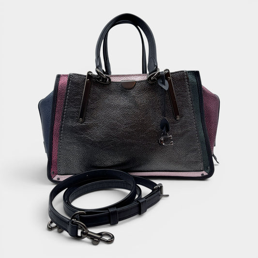 Coach Multicoloured Metallic Dreamer 36 Grainy Leather Top Handle Bag [38841]