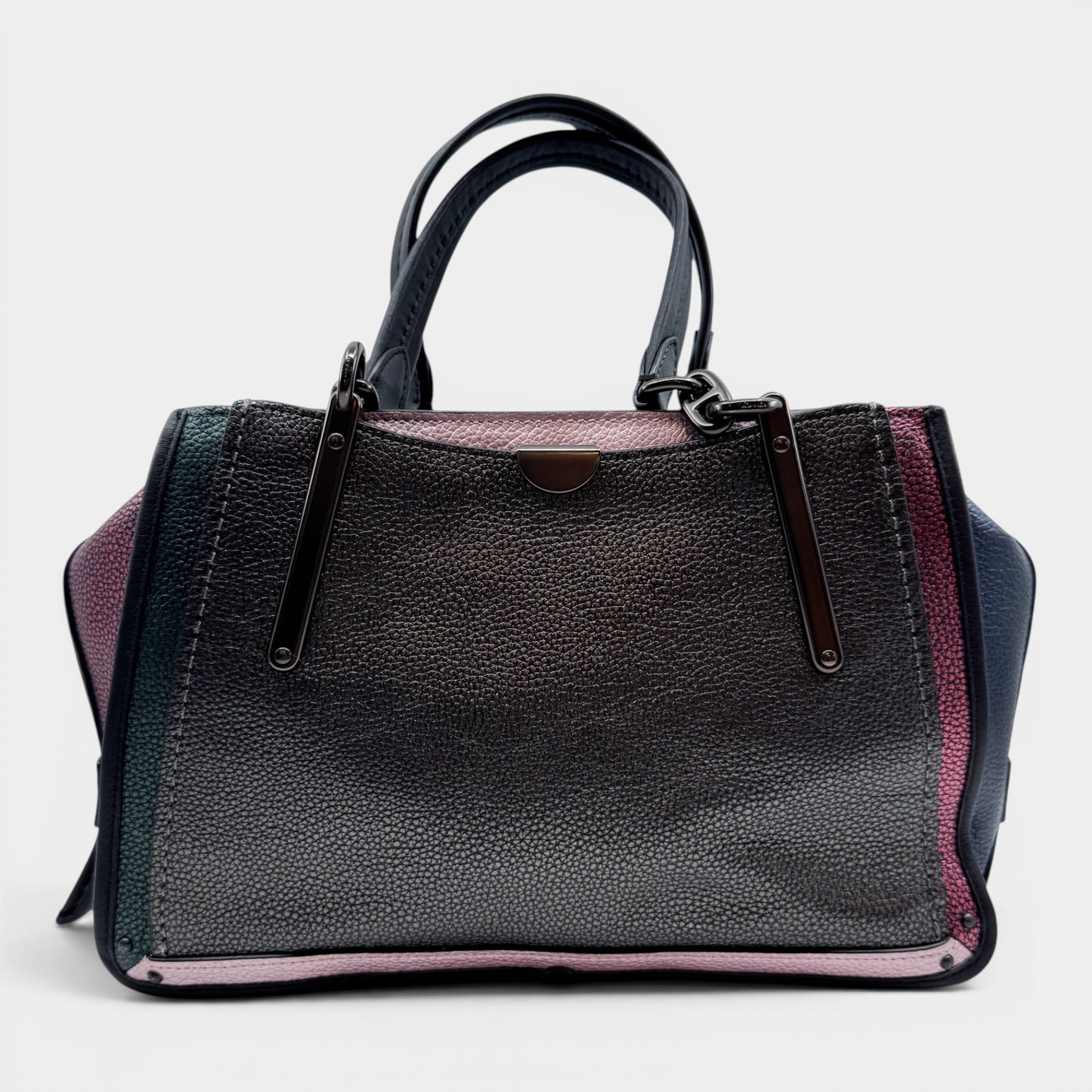 Coach Multicoloured Metallic Dreamer 36 Grainy Leather Top Handle Bag [38841]