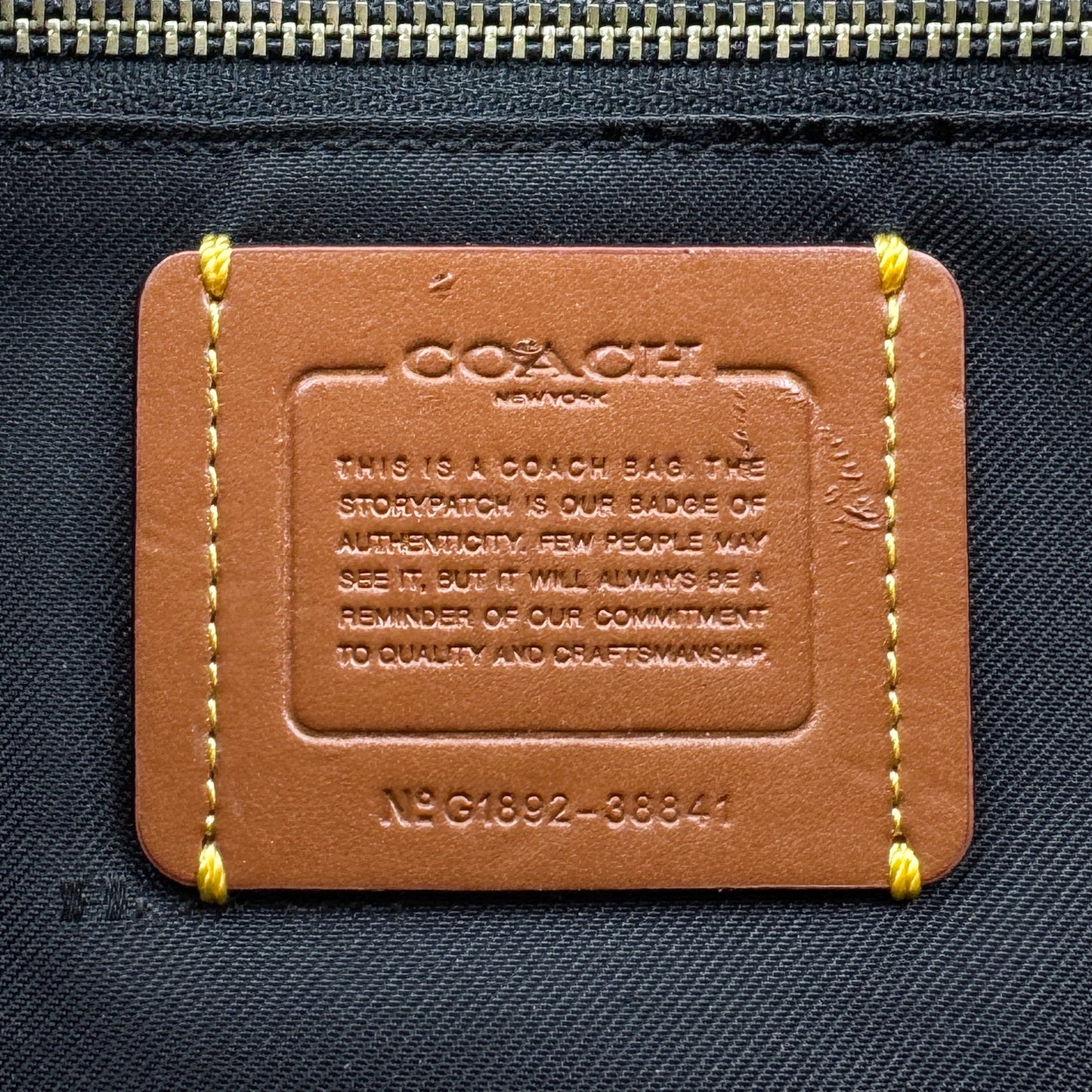 Coach Multicoloured Metallic Dreamer 36 Grainy Leather Top Handle Bag [38841]